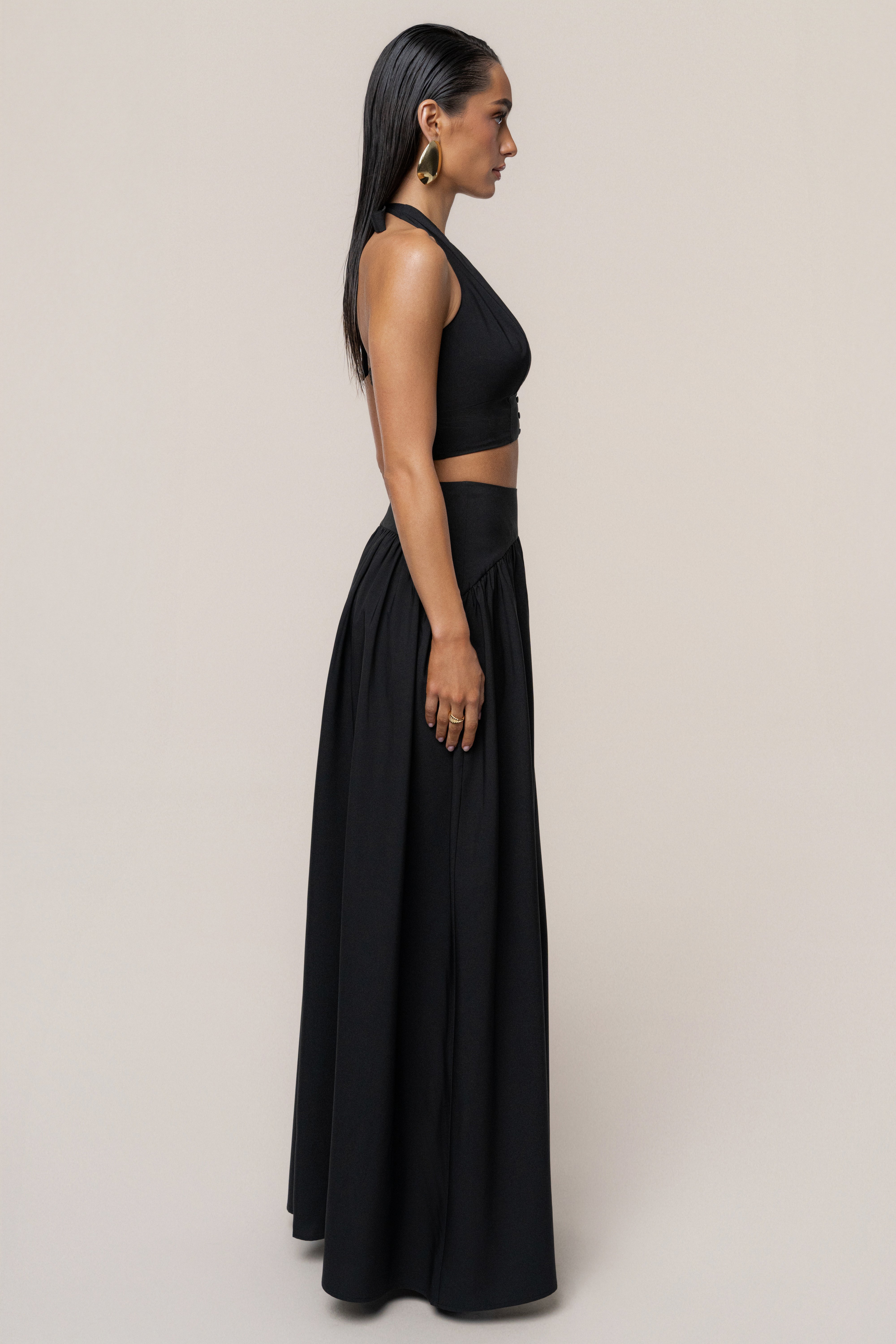 Black Haven Skirt Set - JLUXLABEL