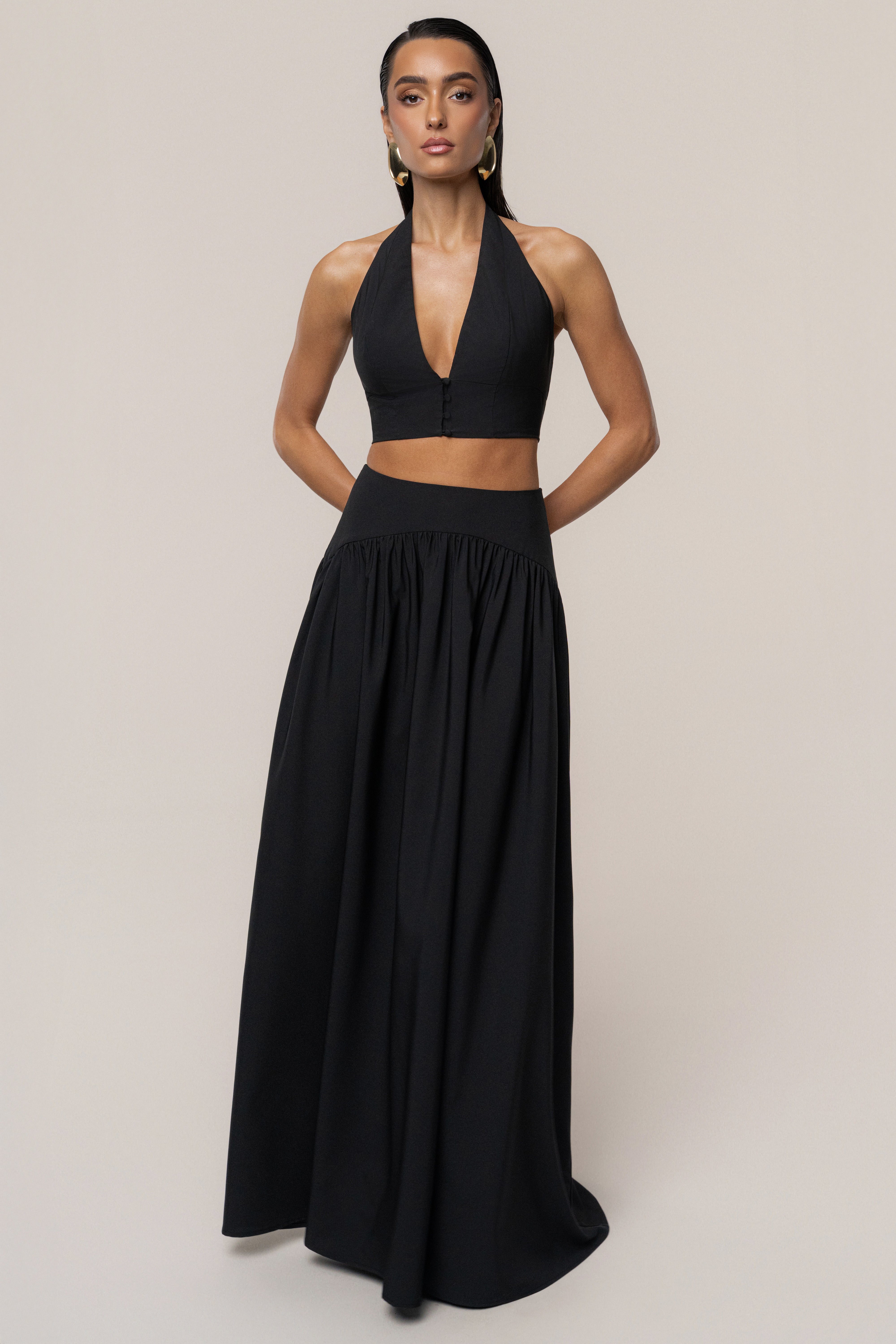 Black Haven Skirt Set - JLUXLABEL