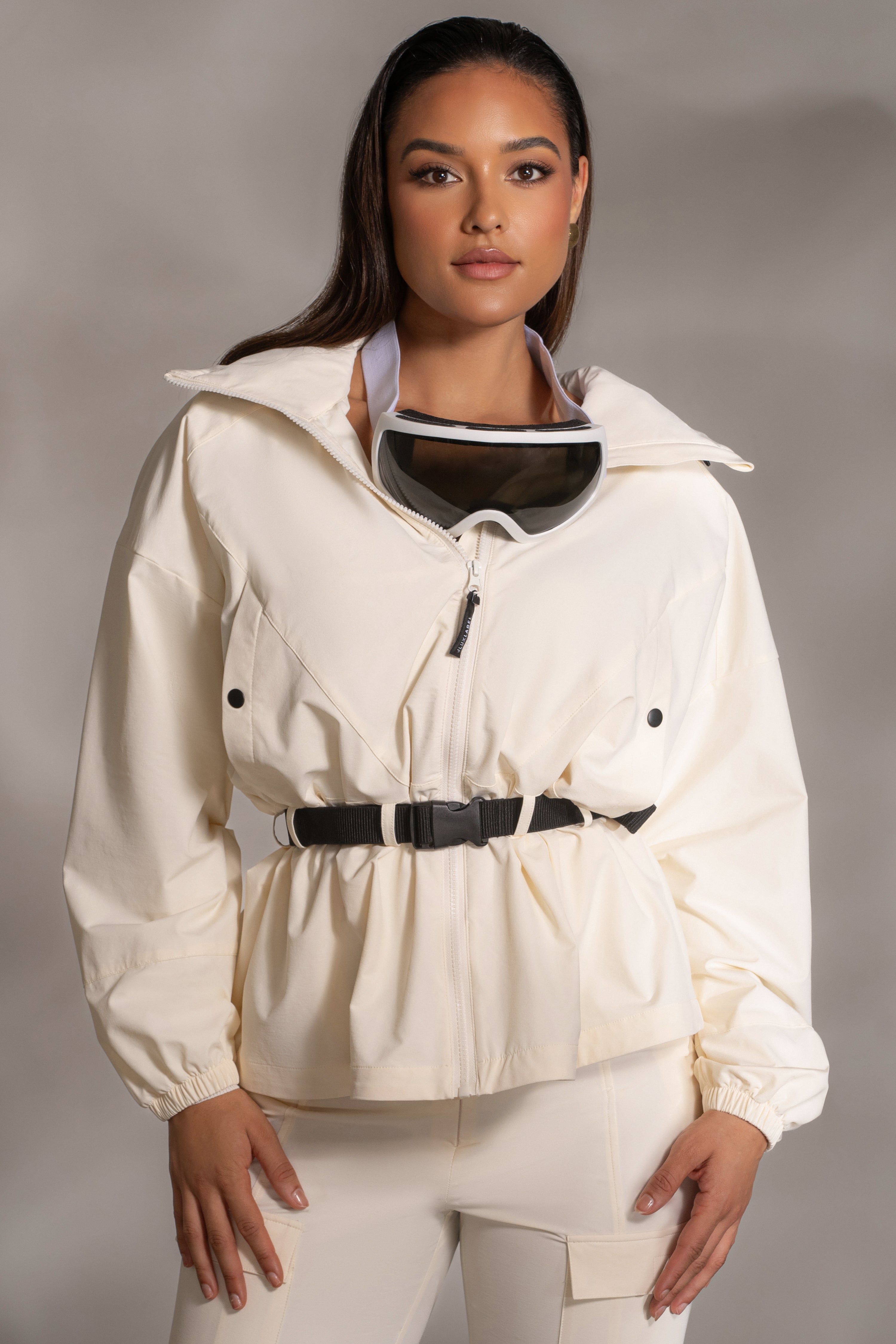 Buttercream Willow Belted Jacket - JLUXLABEL