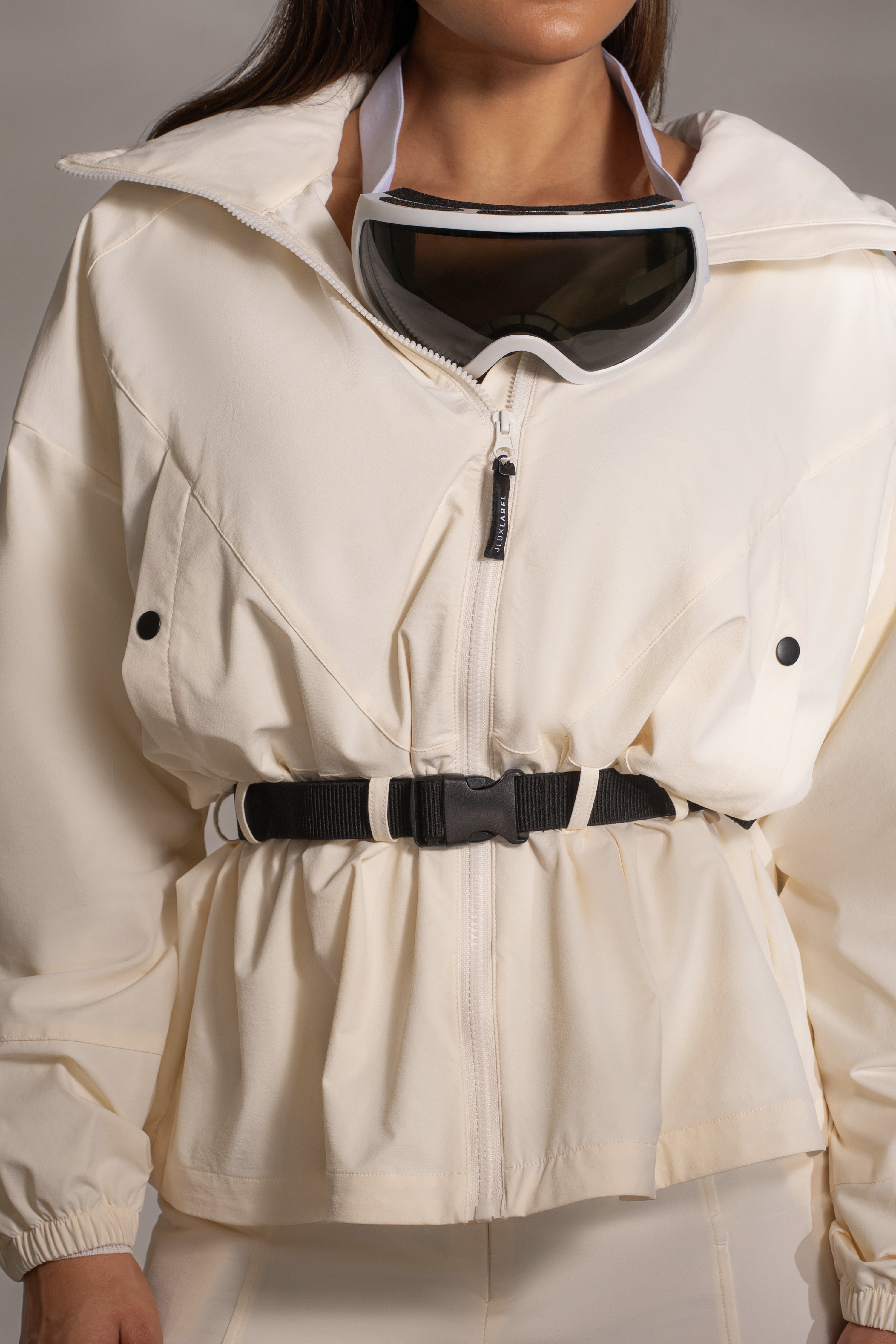 Buttercream Willow Belted Jacket - JLUXLABEL