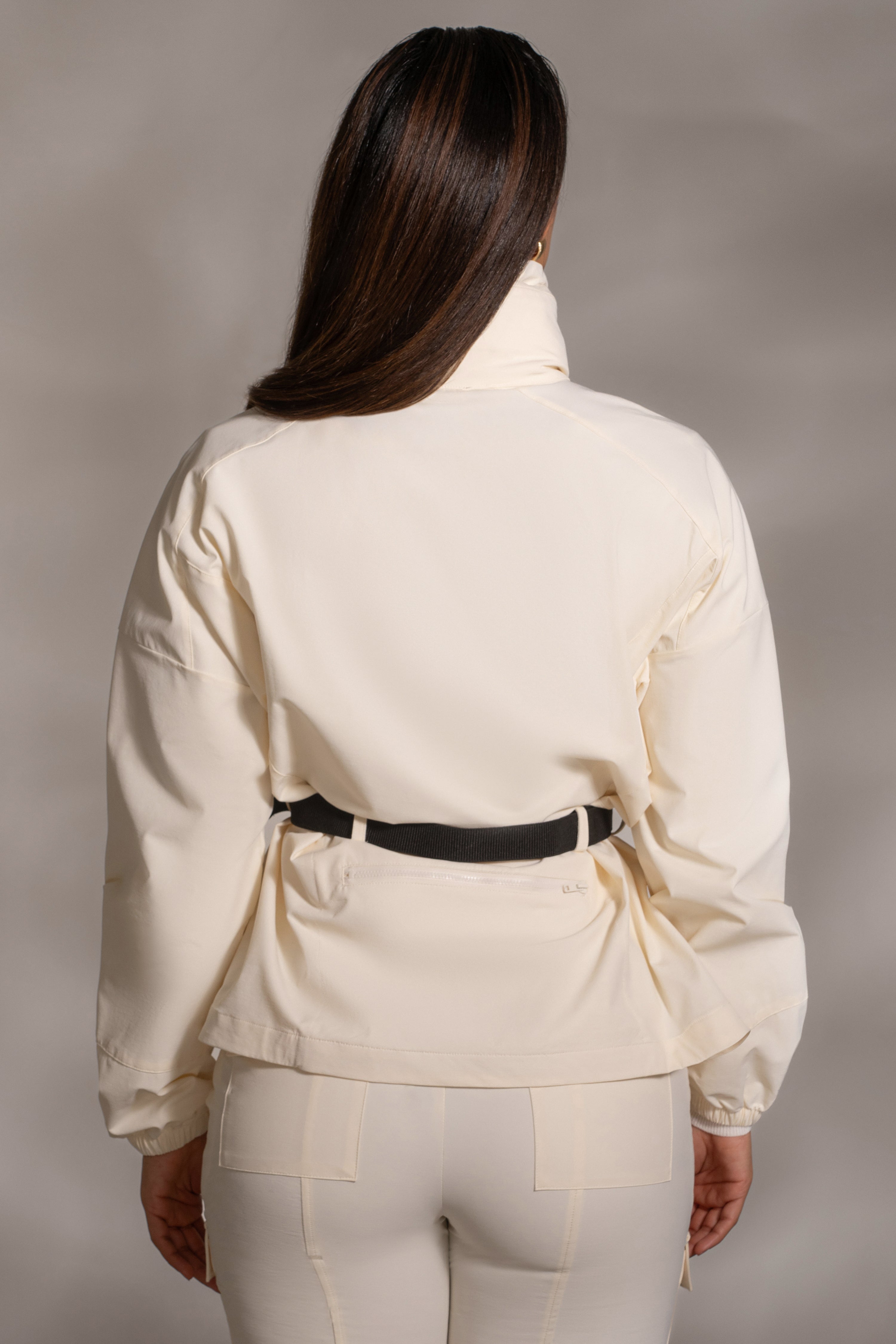 Buttercream Willow Belted Jacket - JLUXLABEL