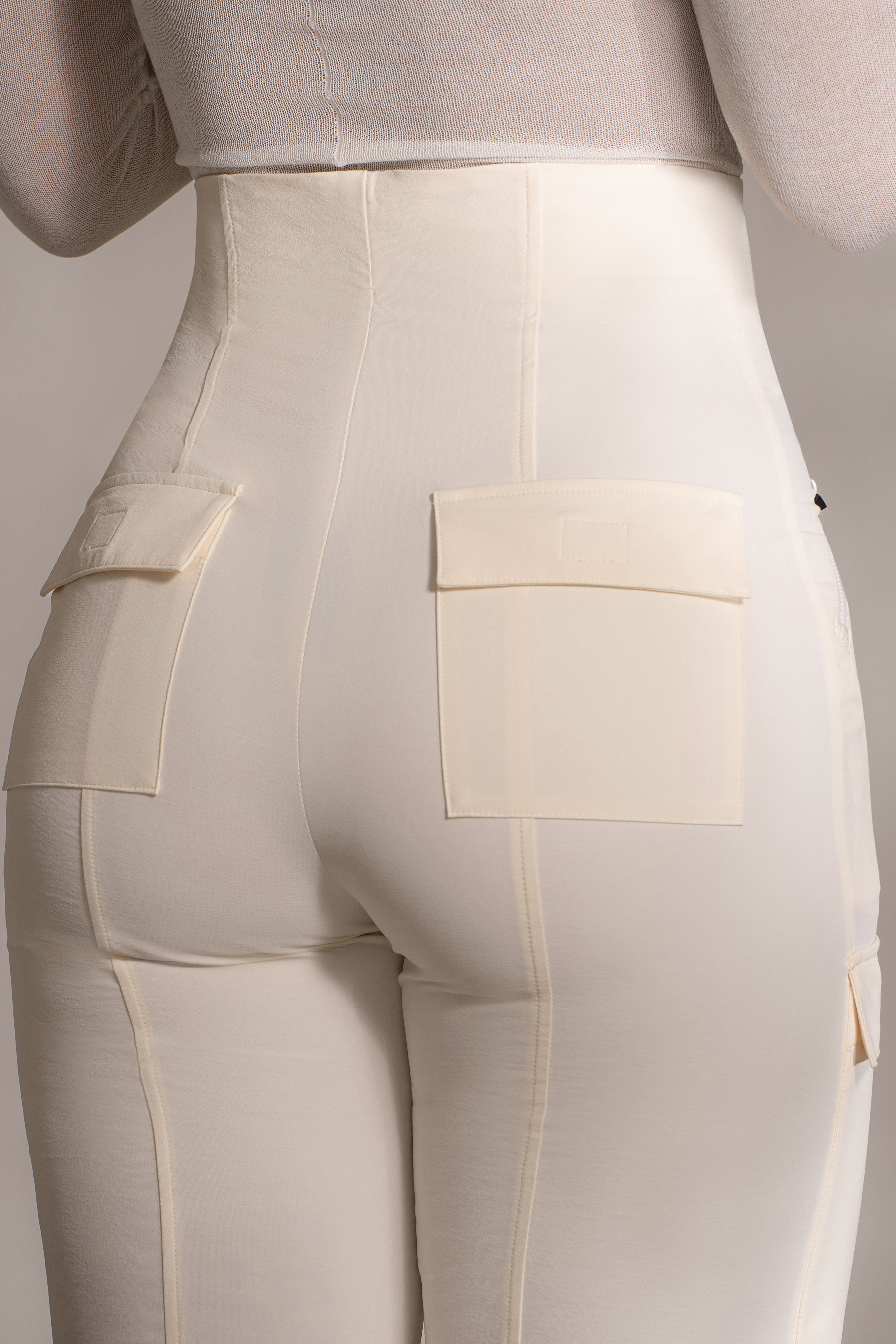 Buttercream Nyah Nylon Utility Pants - JLUXLABEL