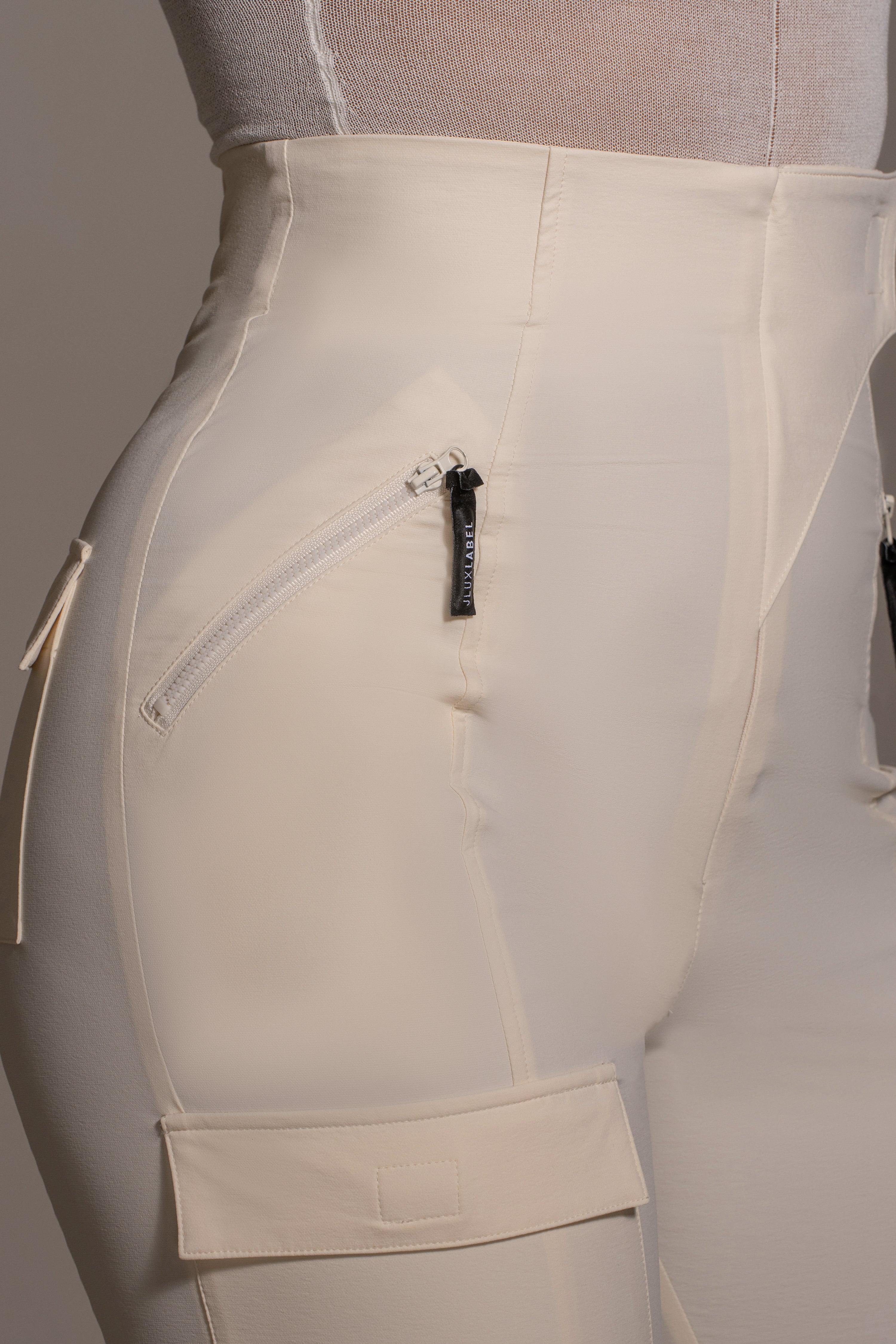 Buttercream Nyah Nylon Utility Pants - JLUXLABEL