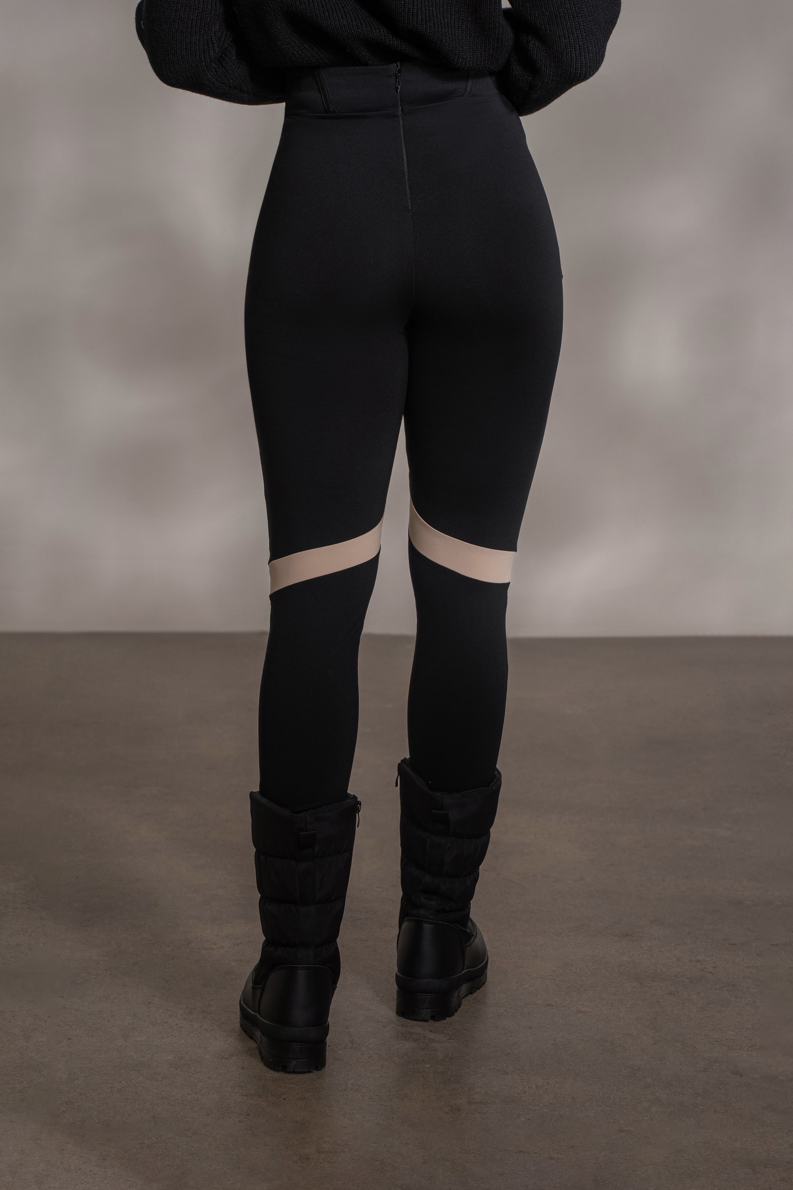 Black Valen High Waisted Leggings - JLUXLABEL