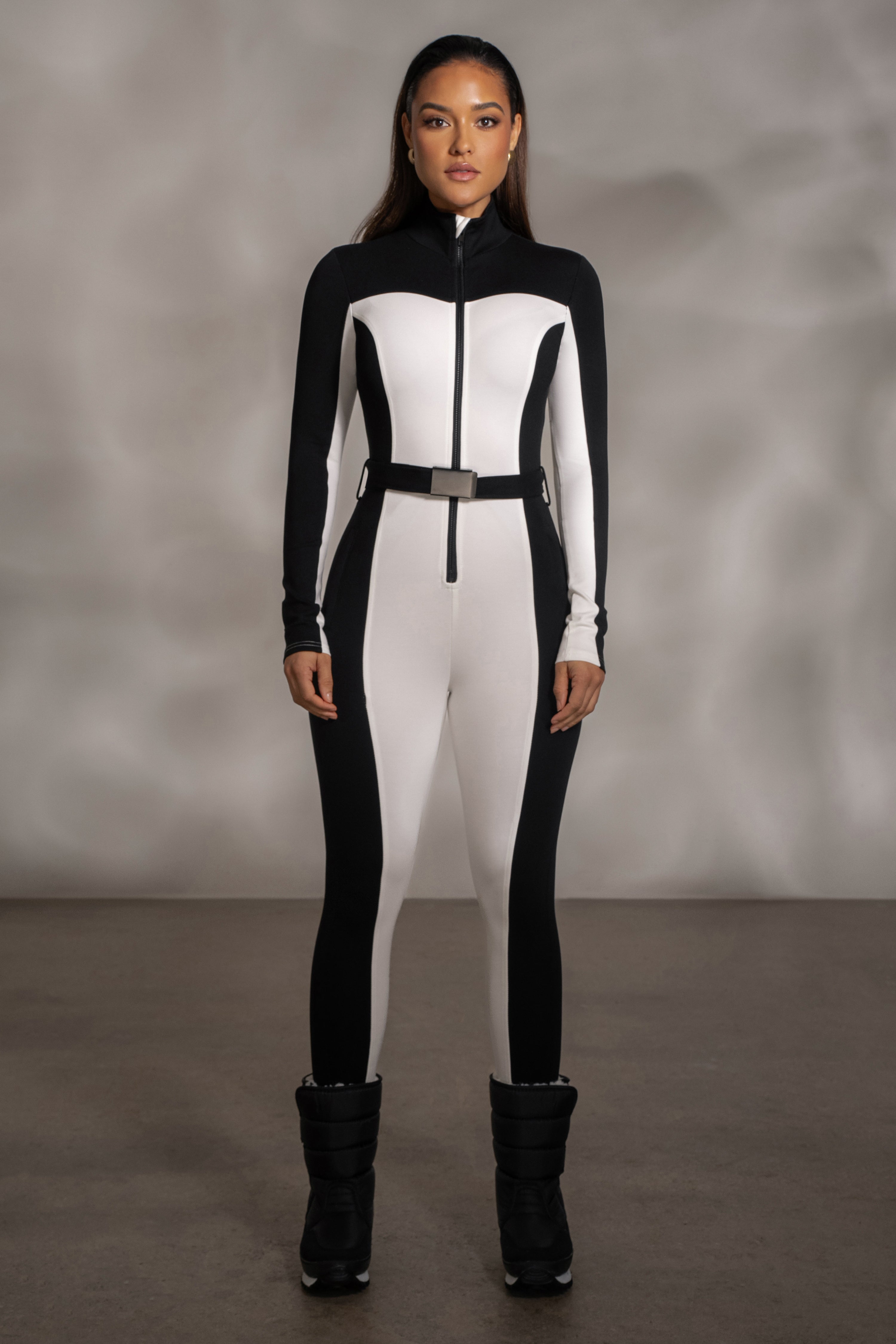 Black Arctic Rush Ski Suit - JLUXLABEL