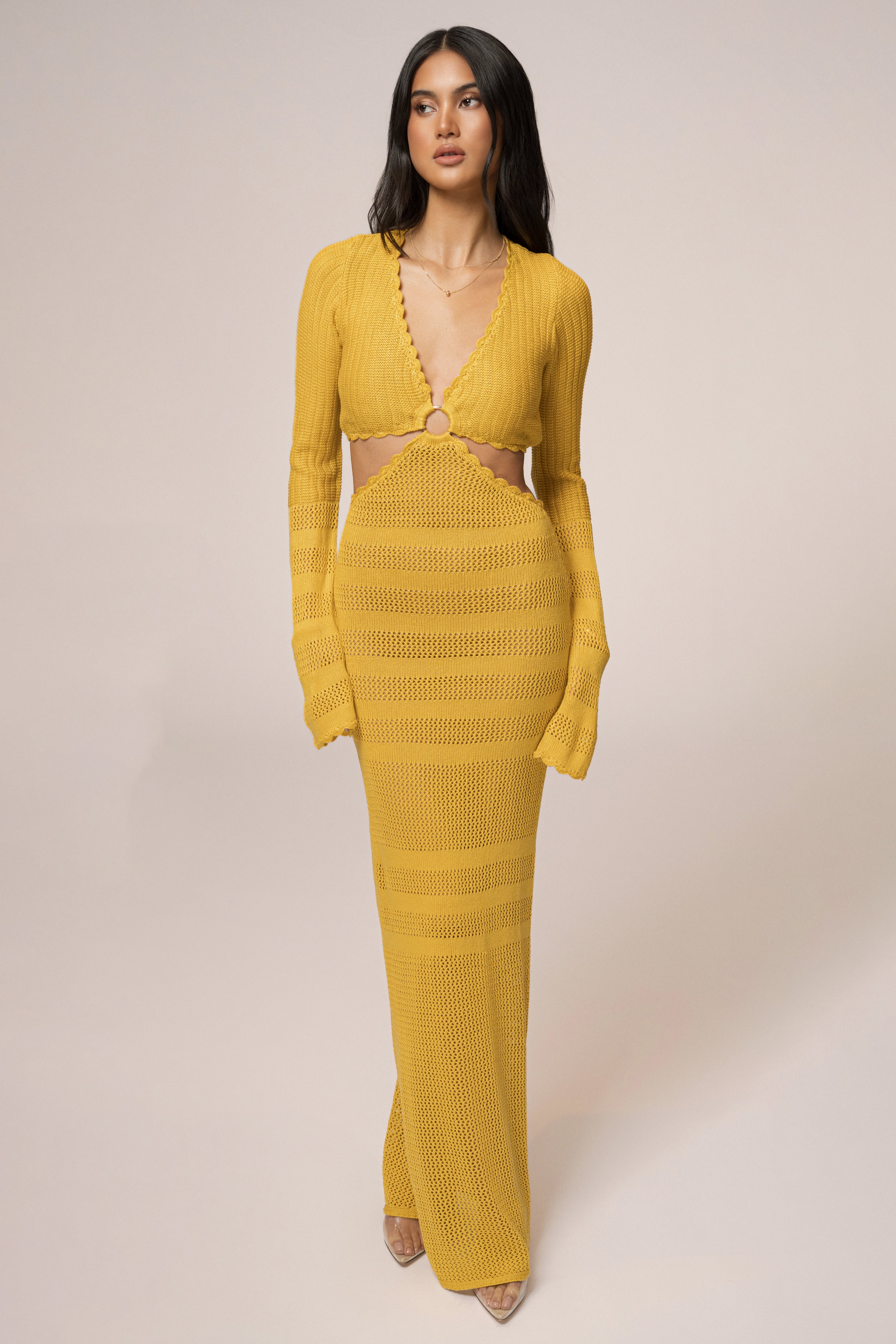 Yellow Blossom Haven Maxi Dress - JLUXLABEL