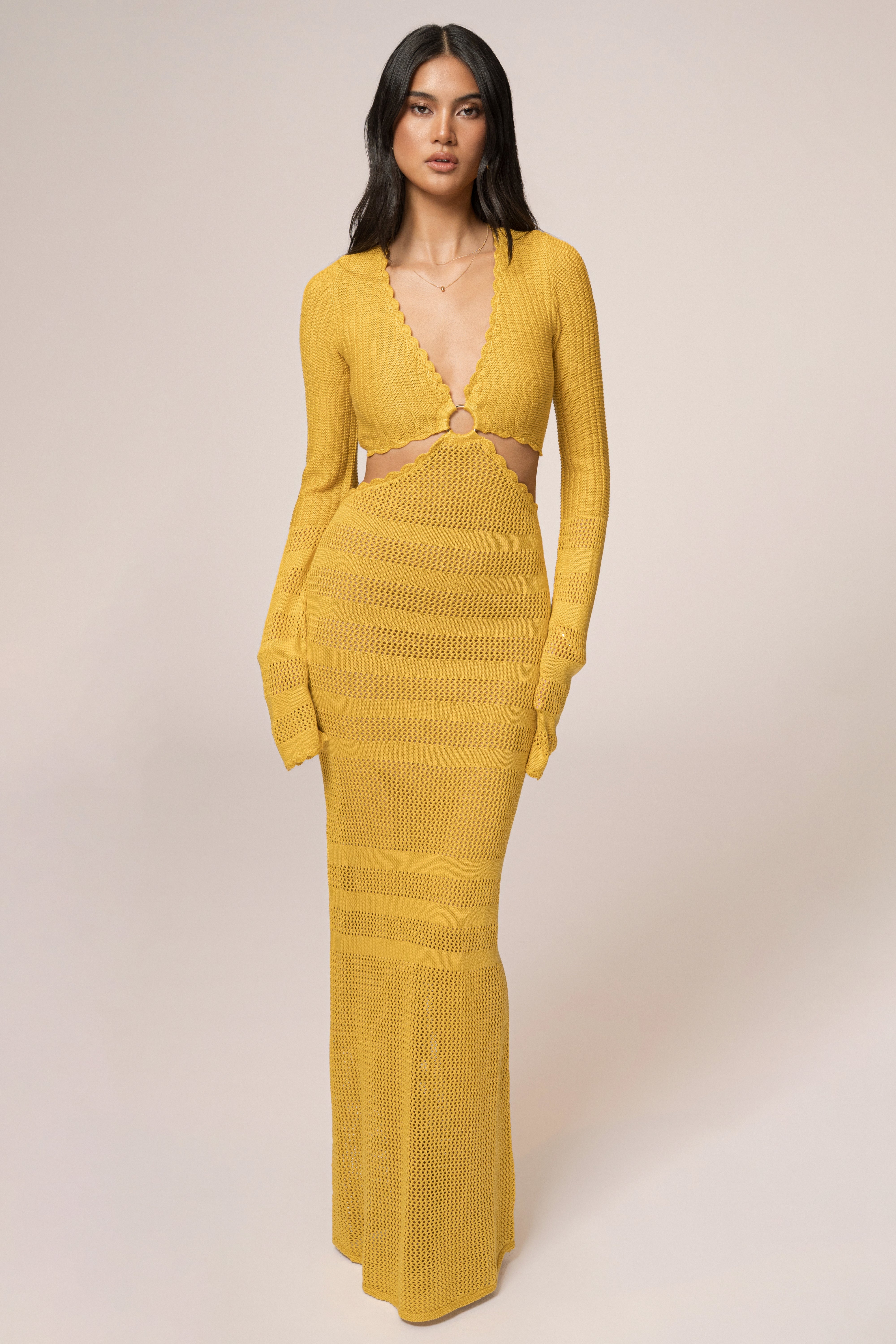 Yellow Blossom Haven Maxi Dress - JLUXLABEL