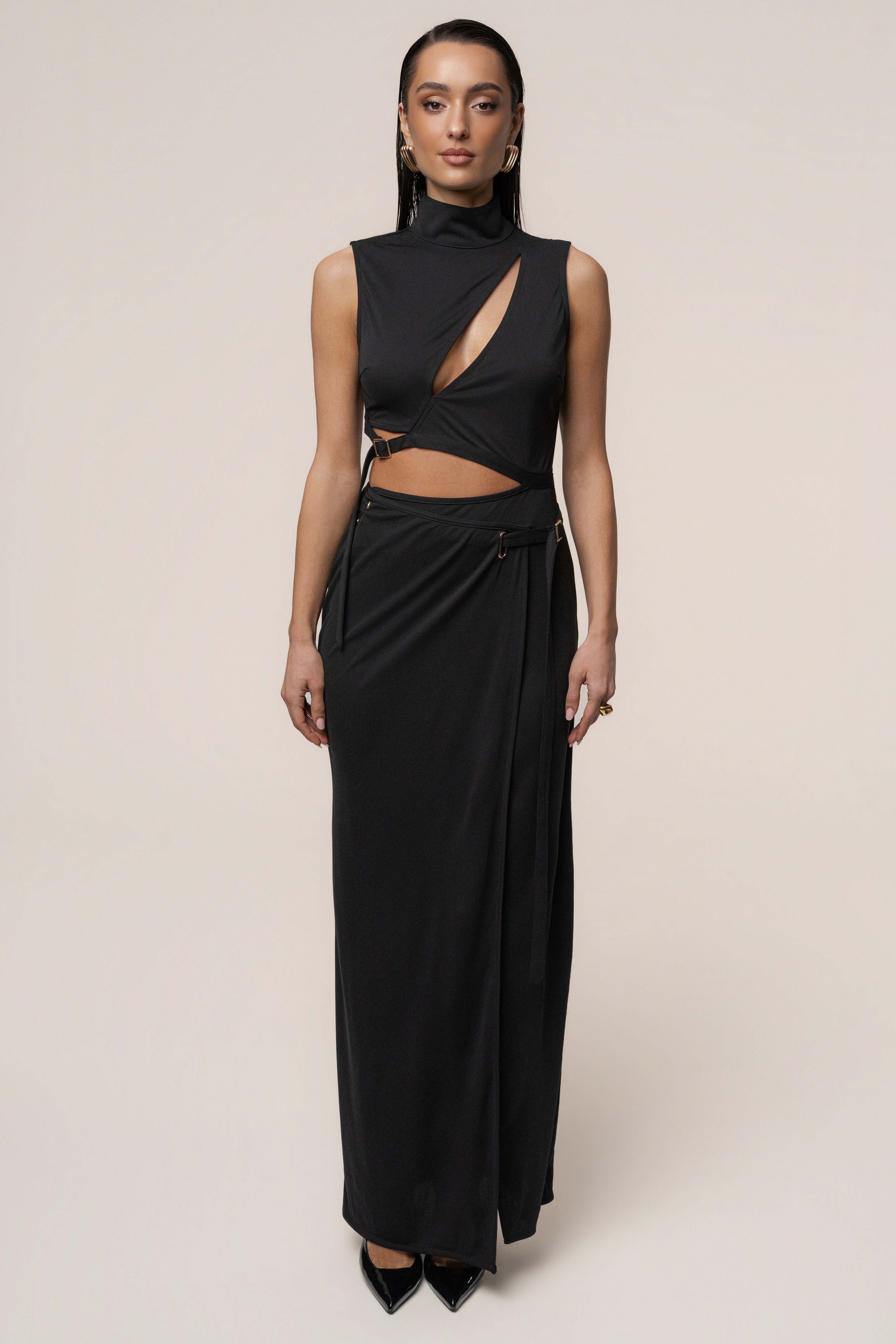 Black Behind The Scenes Dress - JLUXLABEL
