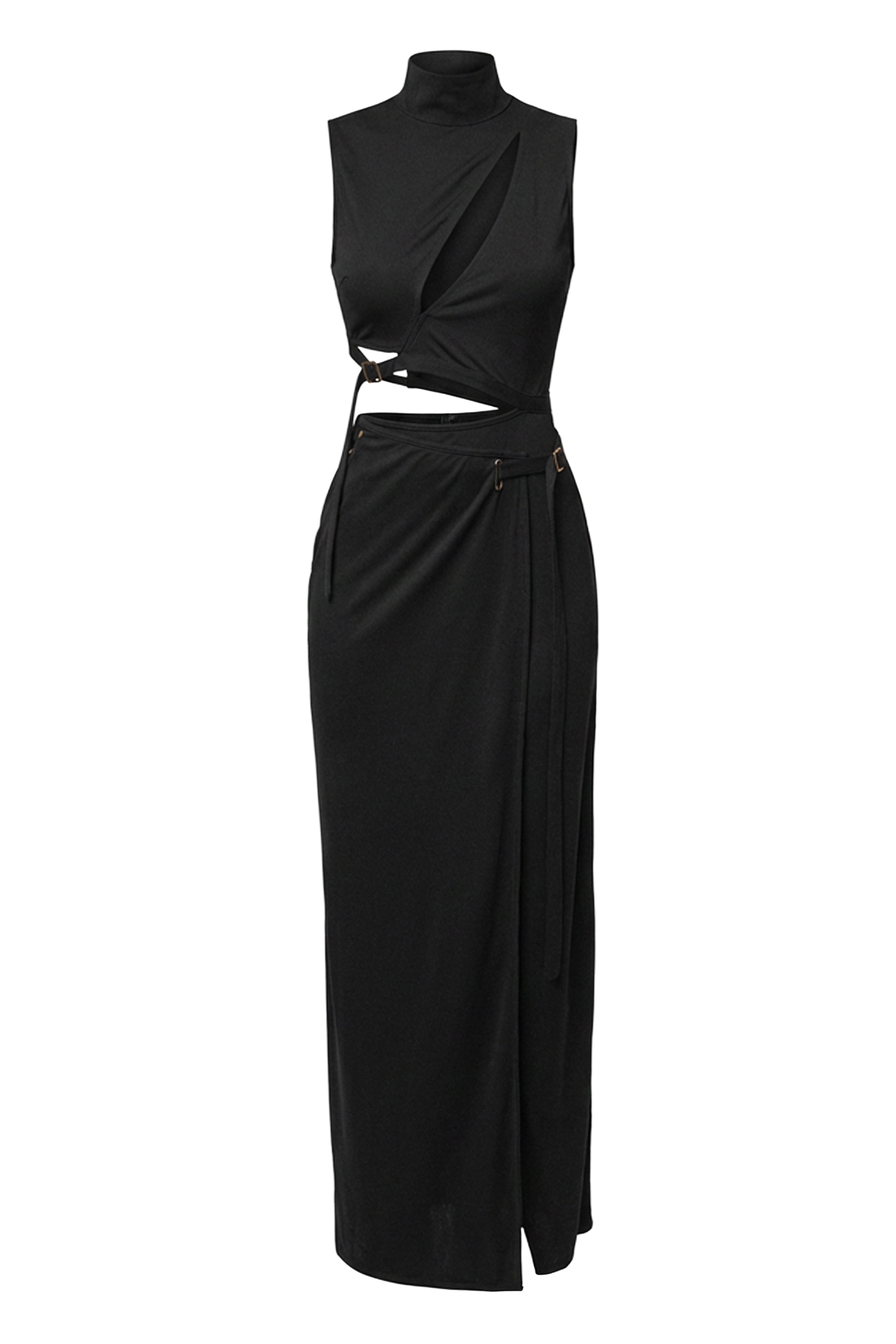Black Behind The Scenes Dress - JLUXLABEL