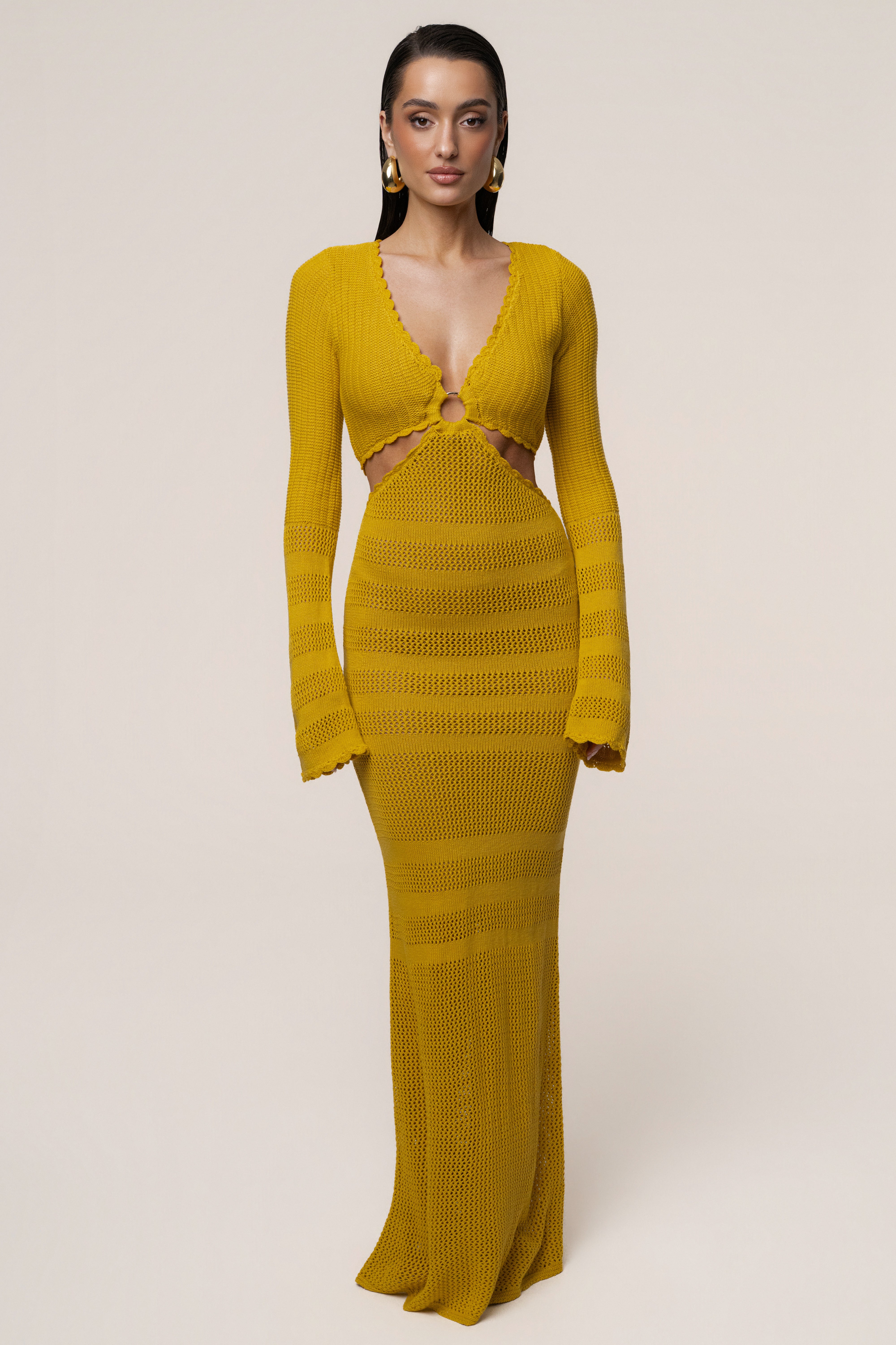 Yellow Blossom Haven Maxi Dress - JLUXLABEL