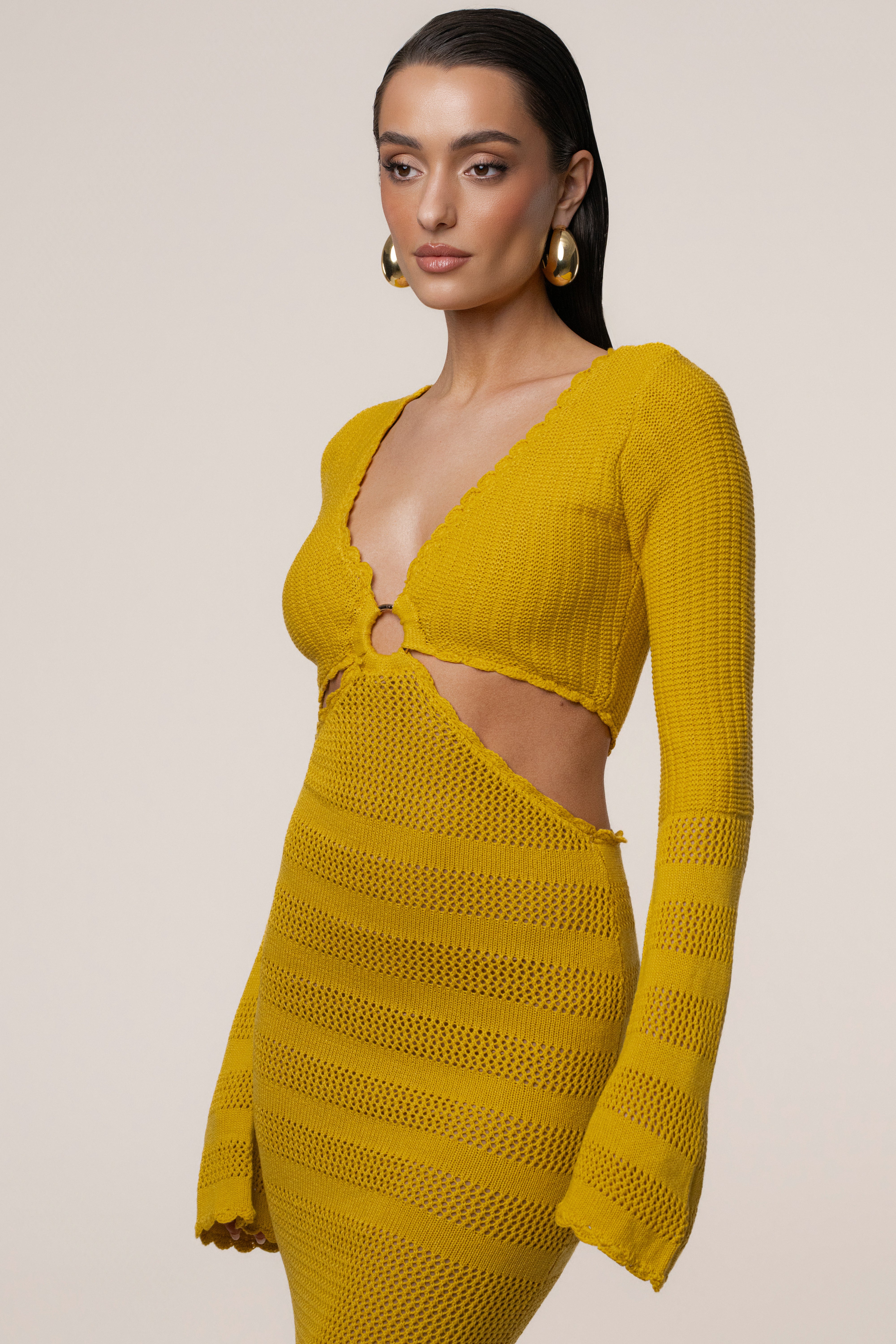 Yellow Blossom Haven Maxi Dress - JLUXLABEL