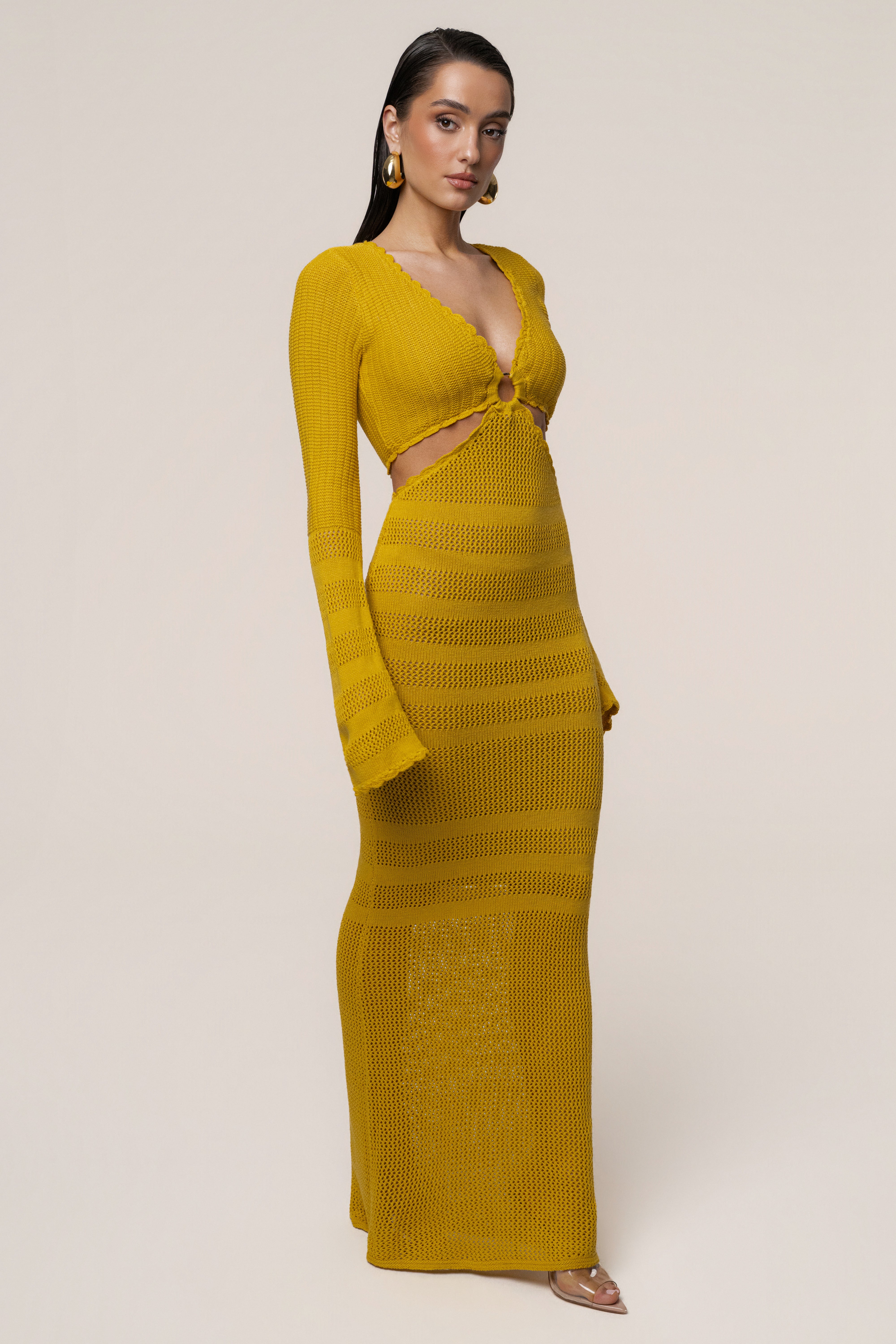 Yellow Blossom Haven Maxi Dress - JLUXLABEL