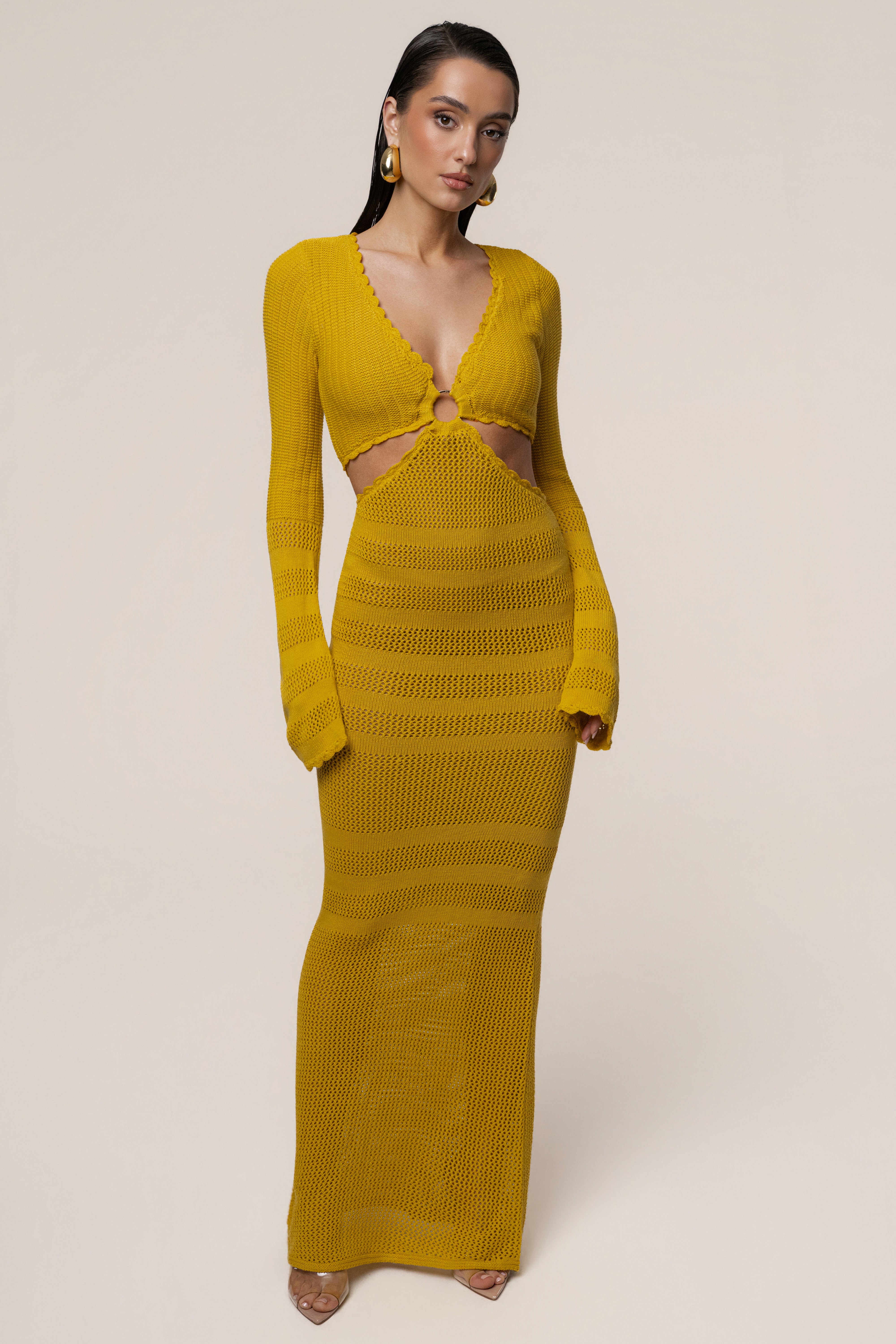Yellow Blossom Haven Maxi Dress - JLUXLABEL