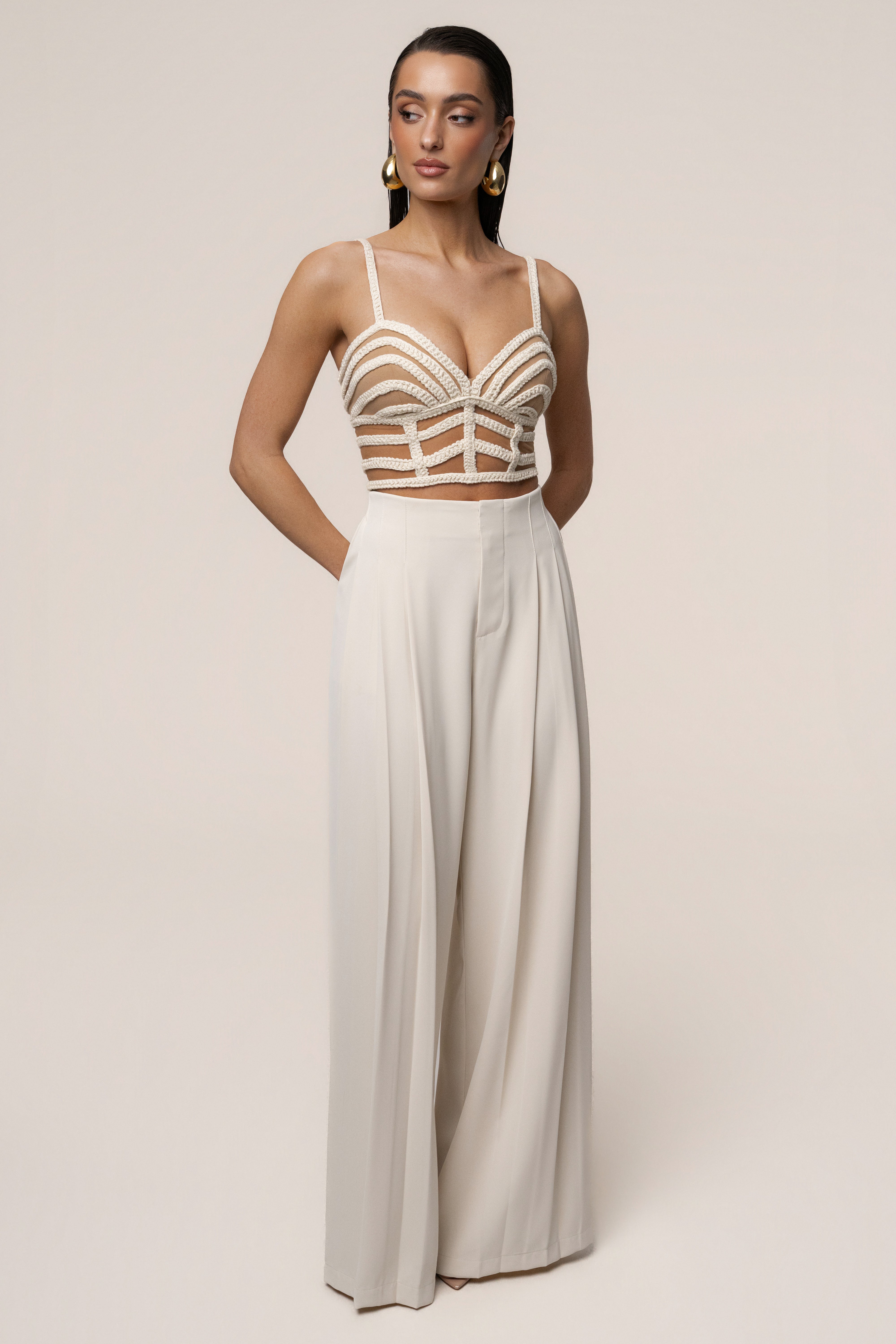 Ivory Serenity Bay Top - JLUXLABEL