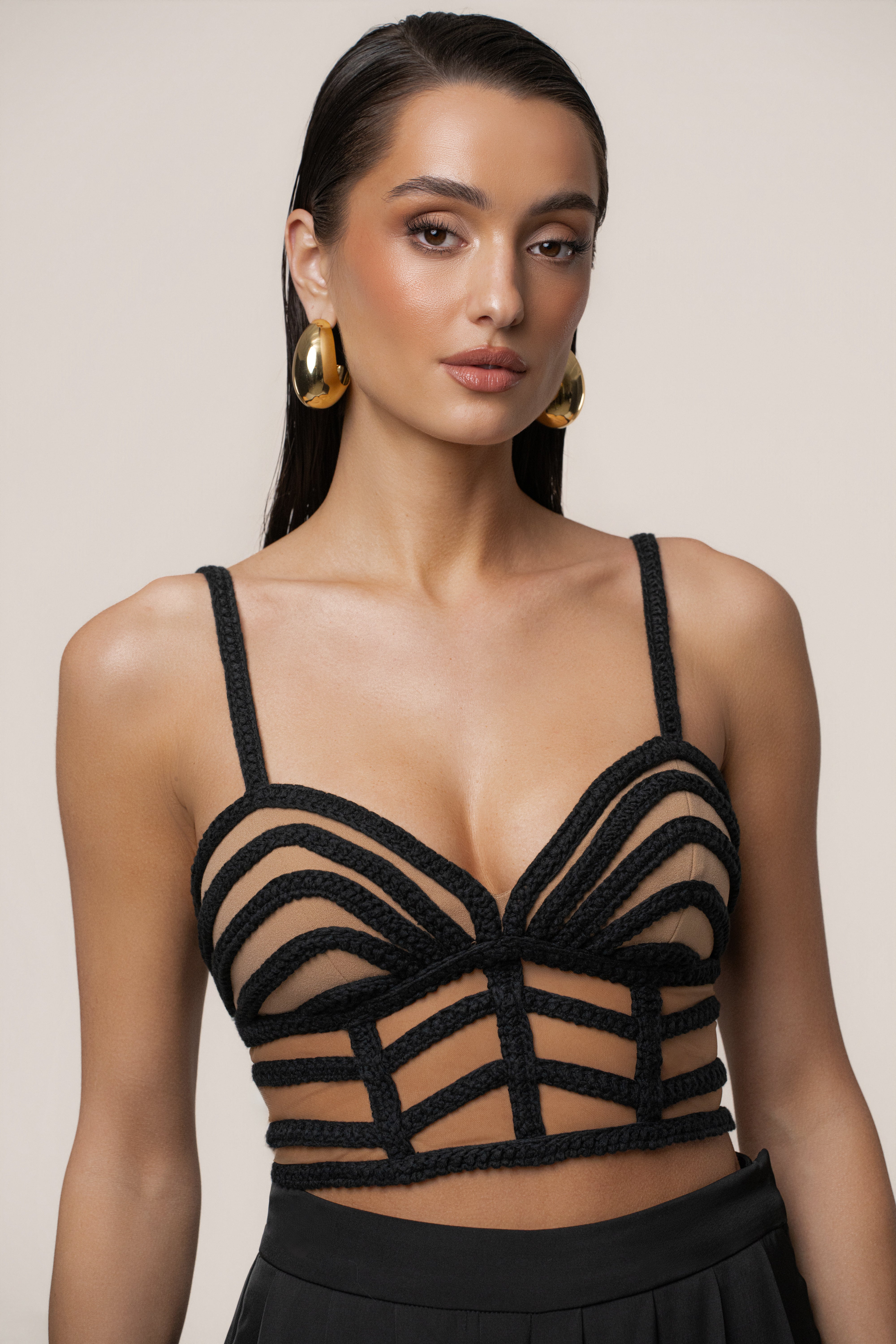 Black Serenity Bay Top - JLUXLABEL