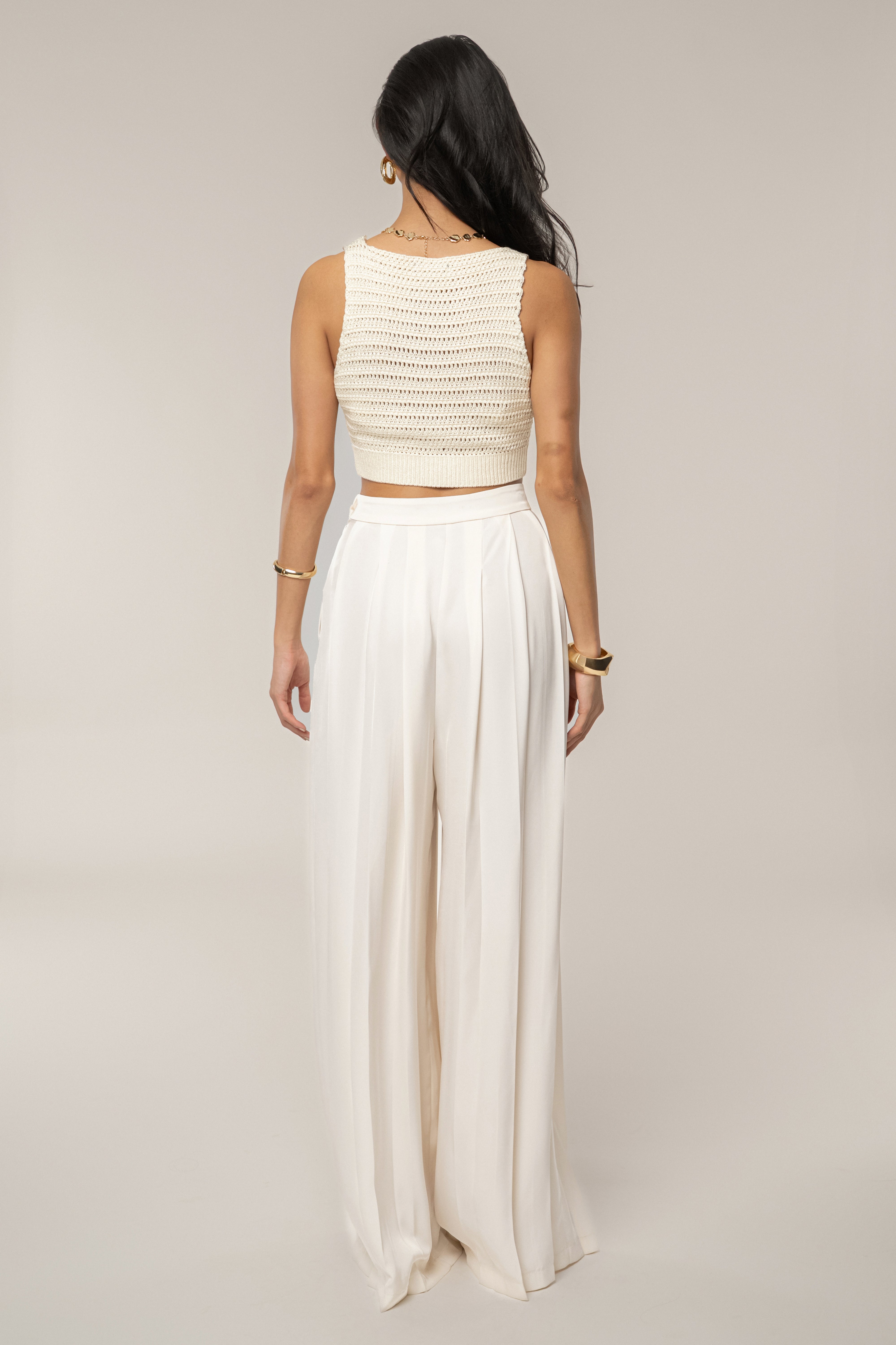 Ivory Salmah Crochet Top - JLUXLABEL