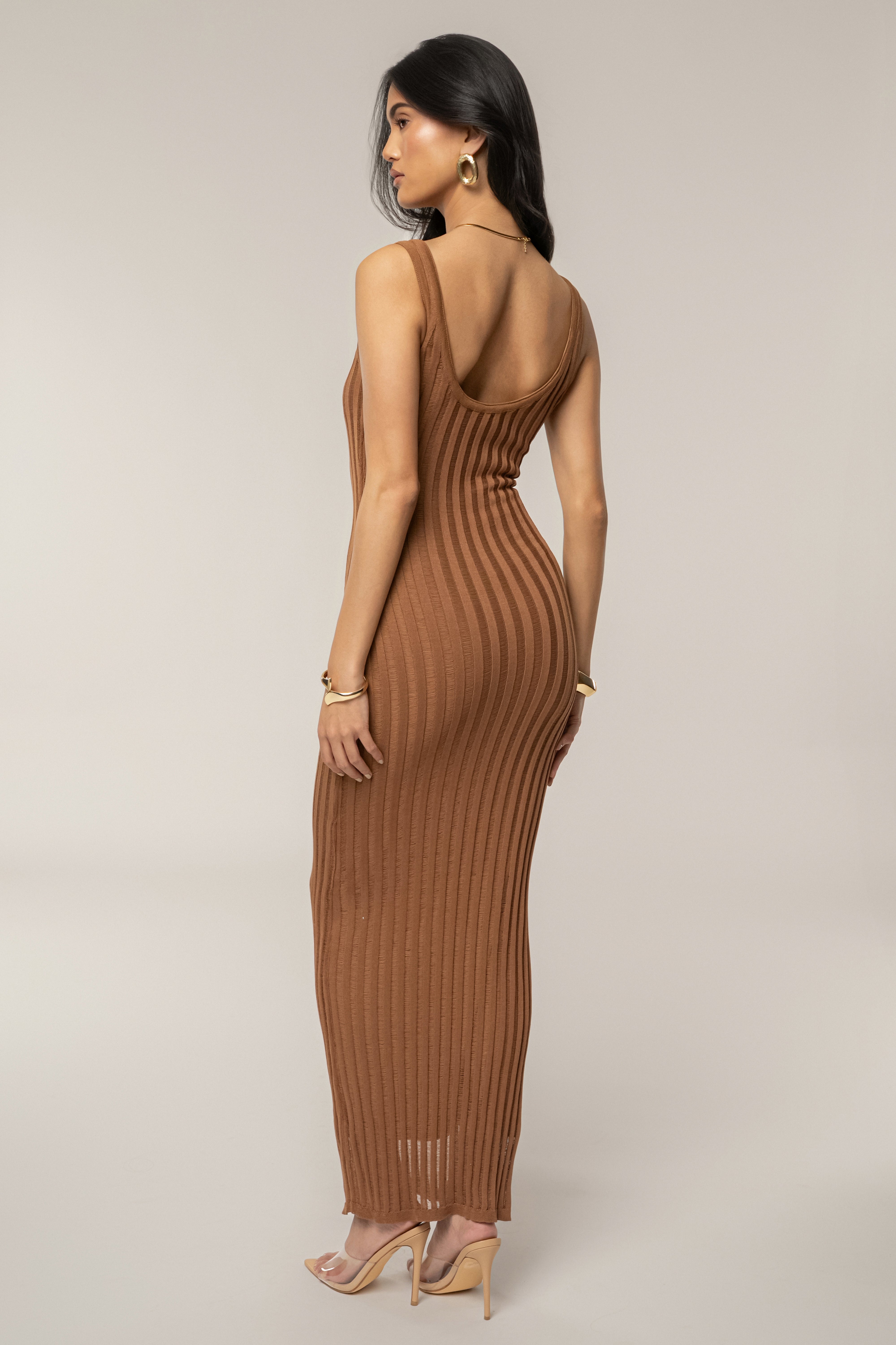 Pecan Beverly Hills Maxi Dress - JLUXLABEL