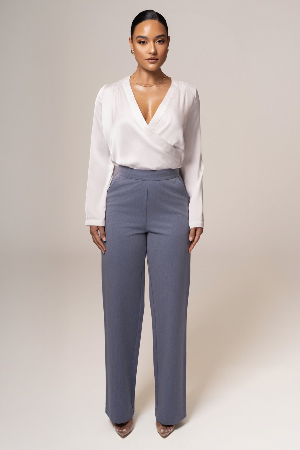 NWT JLUXLABEL The Denim Belt Denim Status Belted Pants main image 3