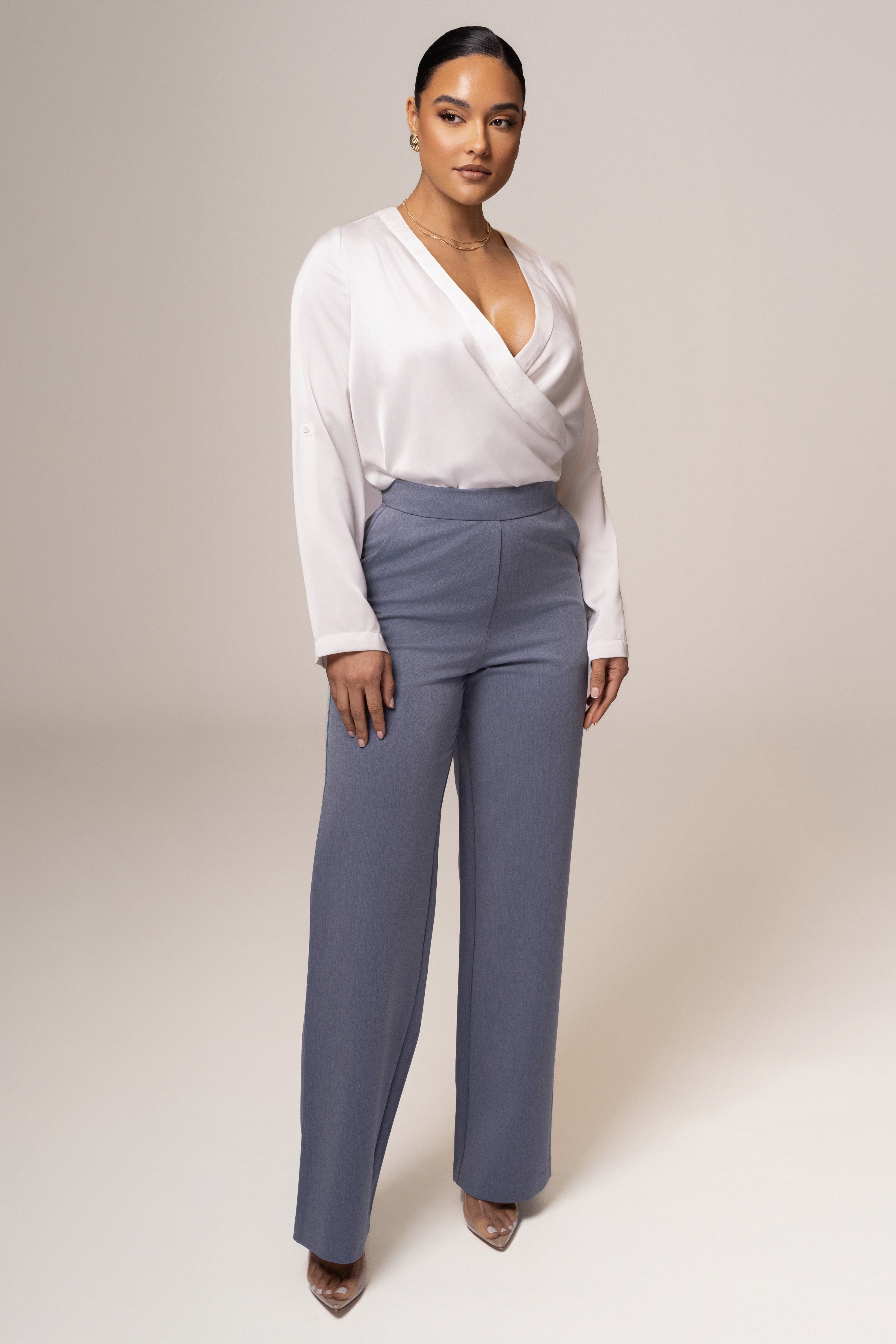 Denim Status Belted Pants - JLUXLABEL