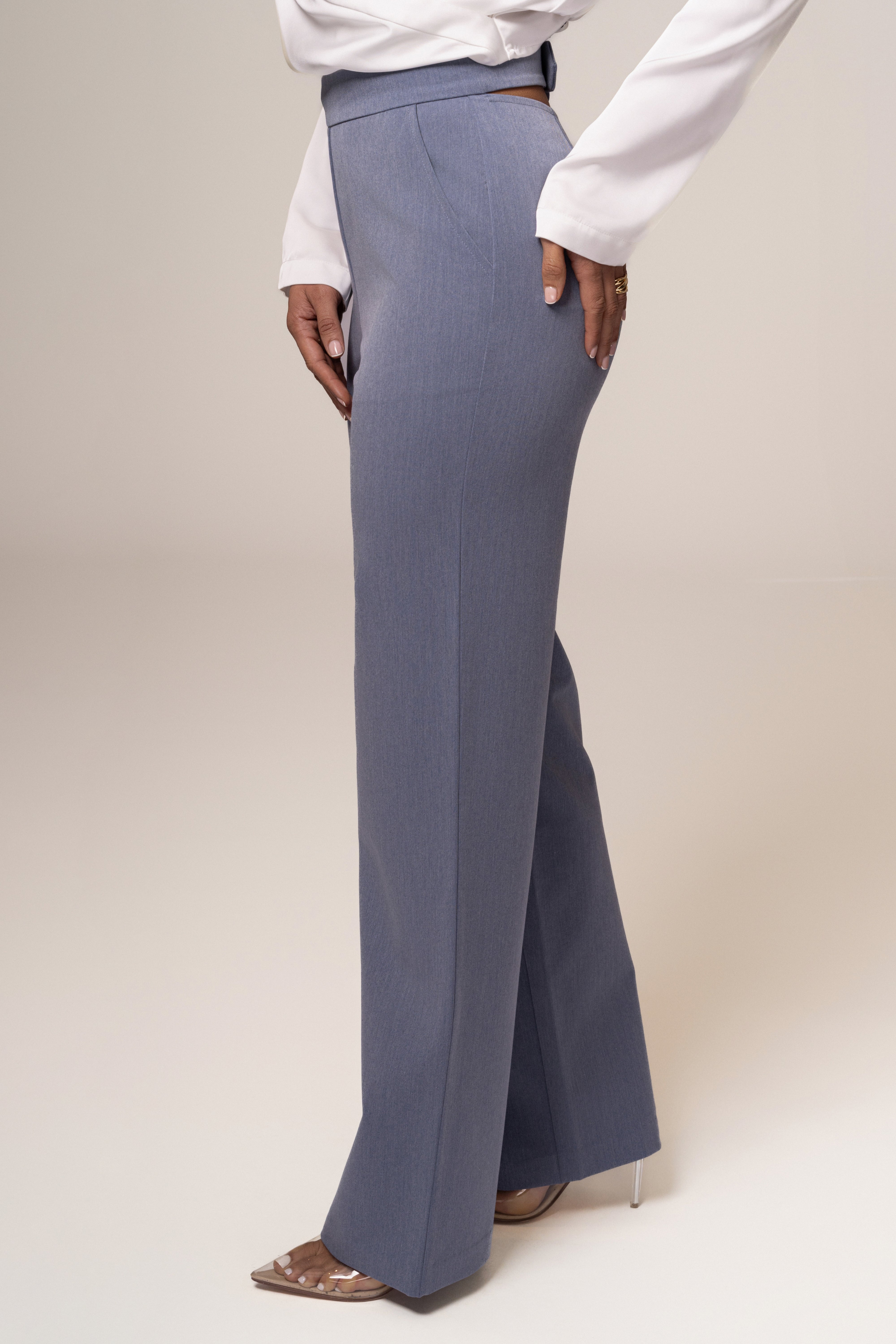 Denim Status Belted Pants - JLUXLABEL