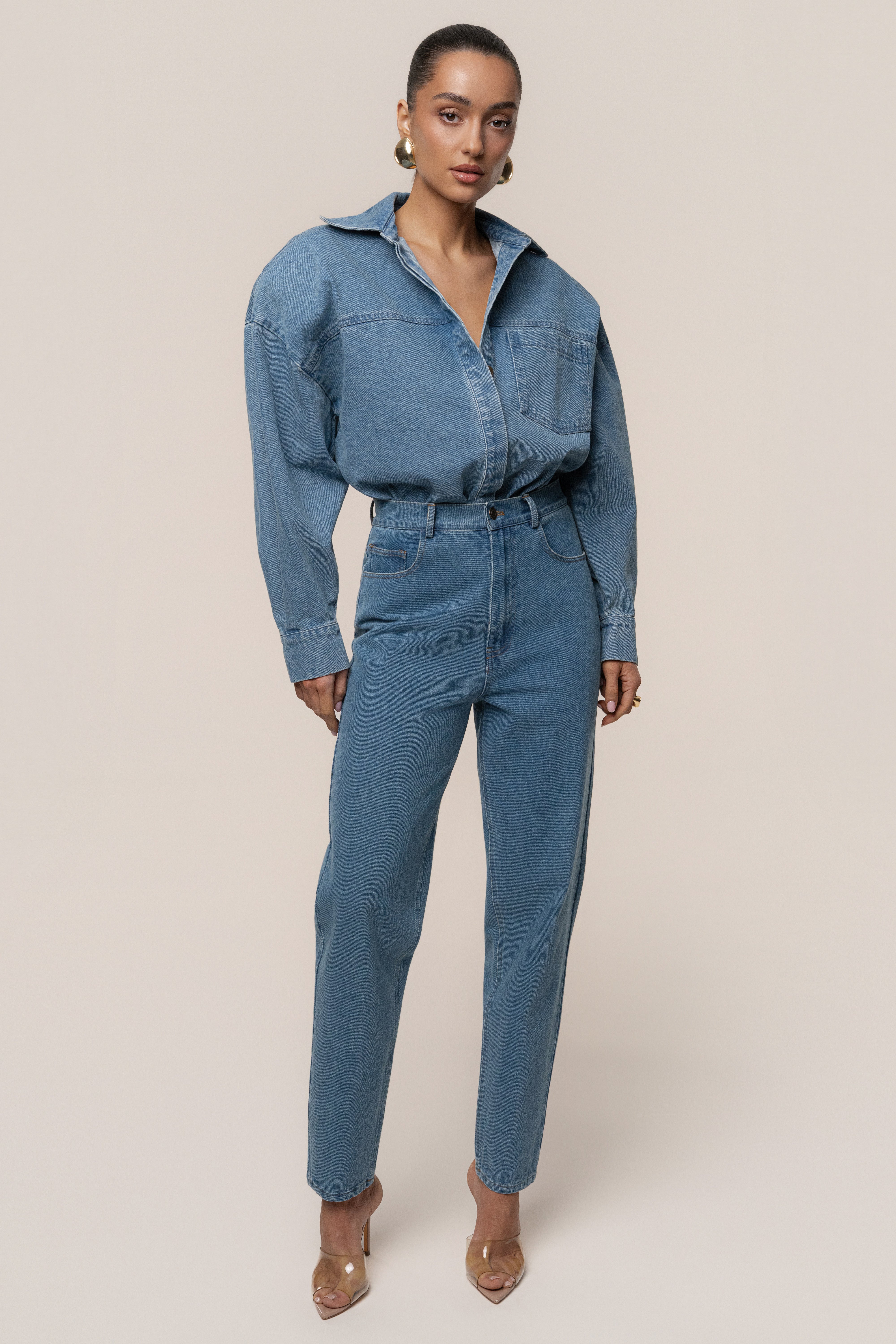 Medium Wash Roesia Jeans - JLUXLABEL