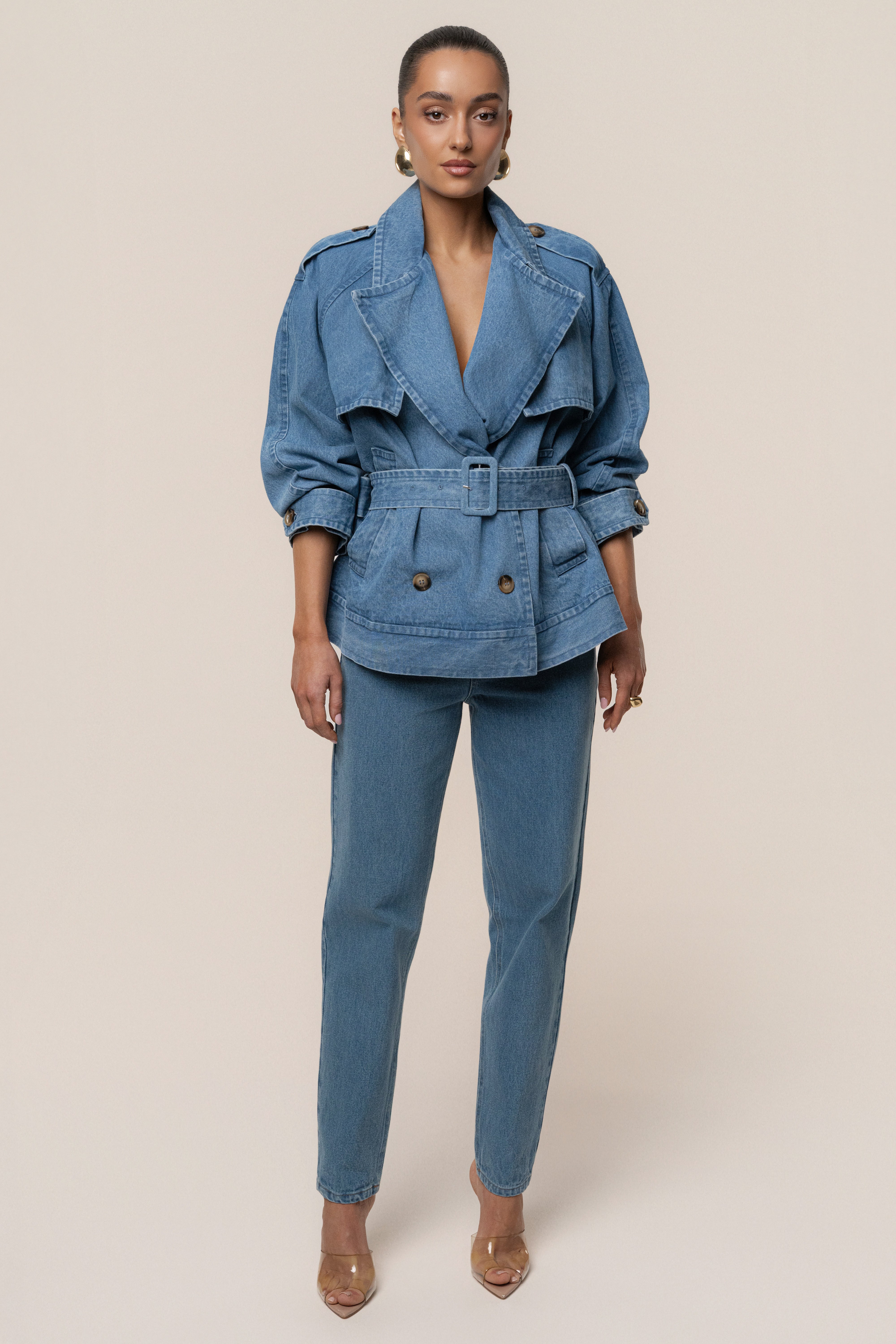 Medium Wash Roesia Jeans - JLUXLABEL