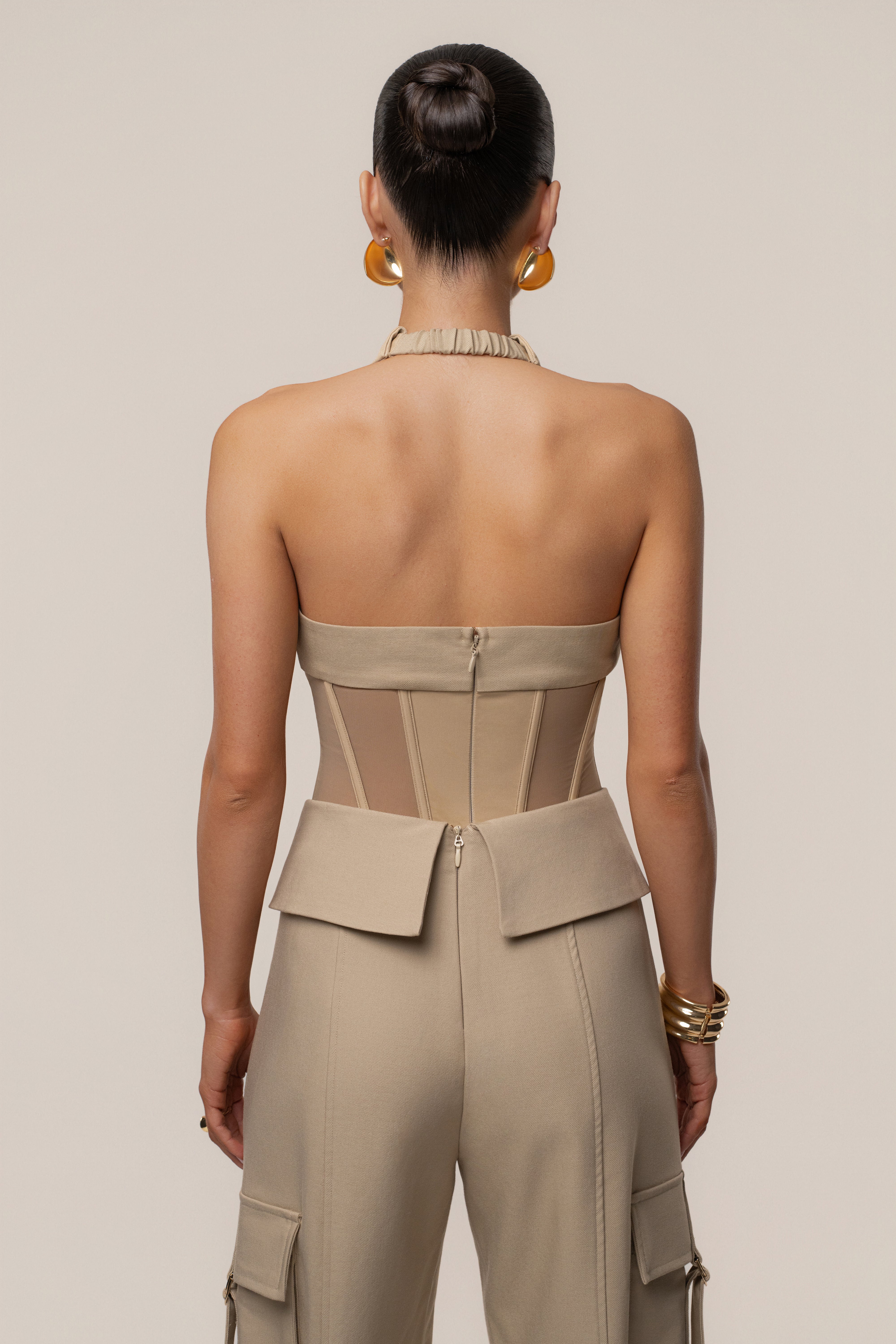 Stone Contour Corset Bodysuit - JLUXLABEL