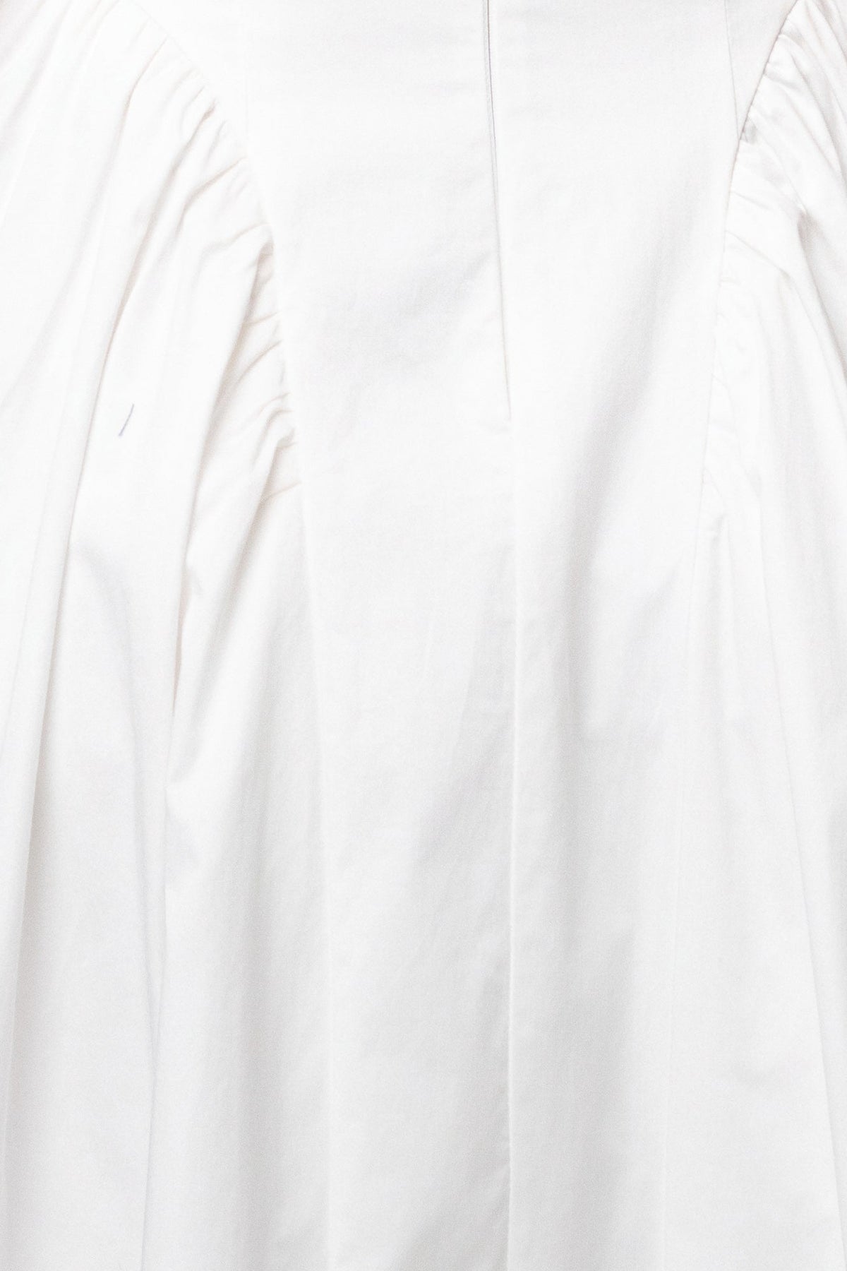 White Sculpted Grace Maxi Dress