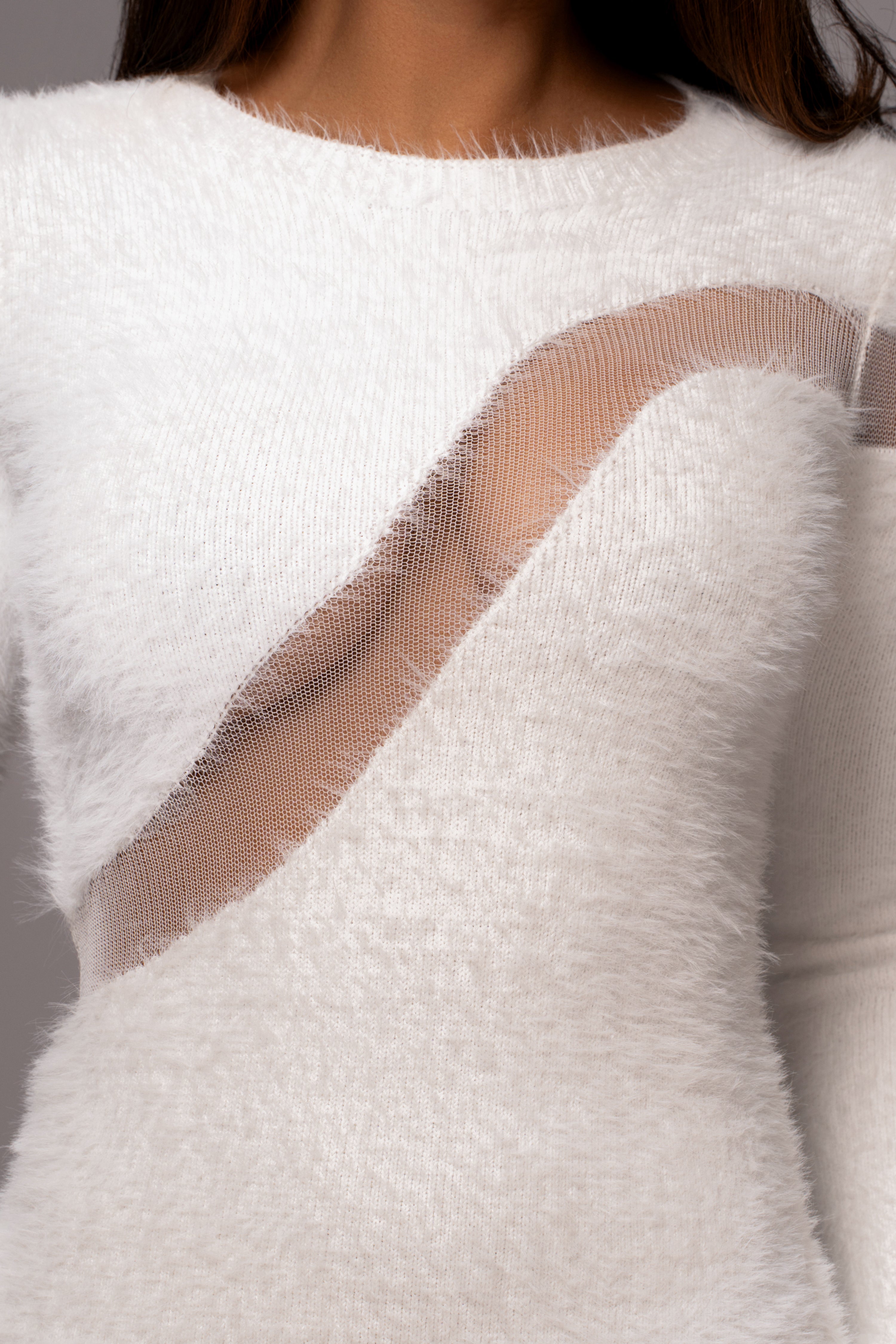 Ivory Toni Knit Maxi Dress - JLUXLABEL