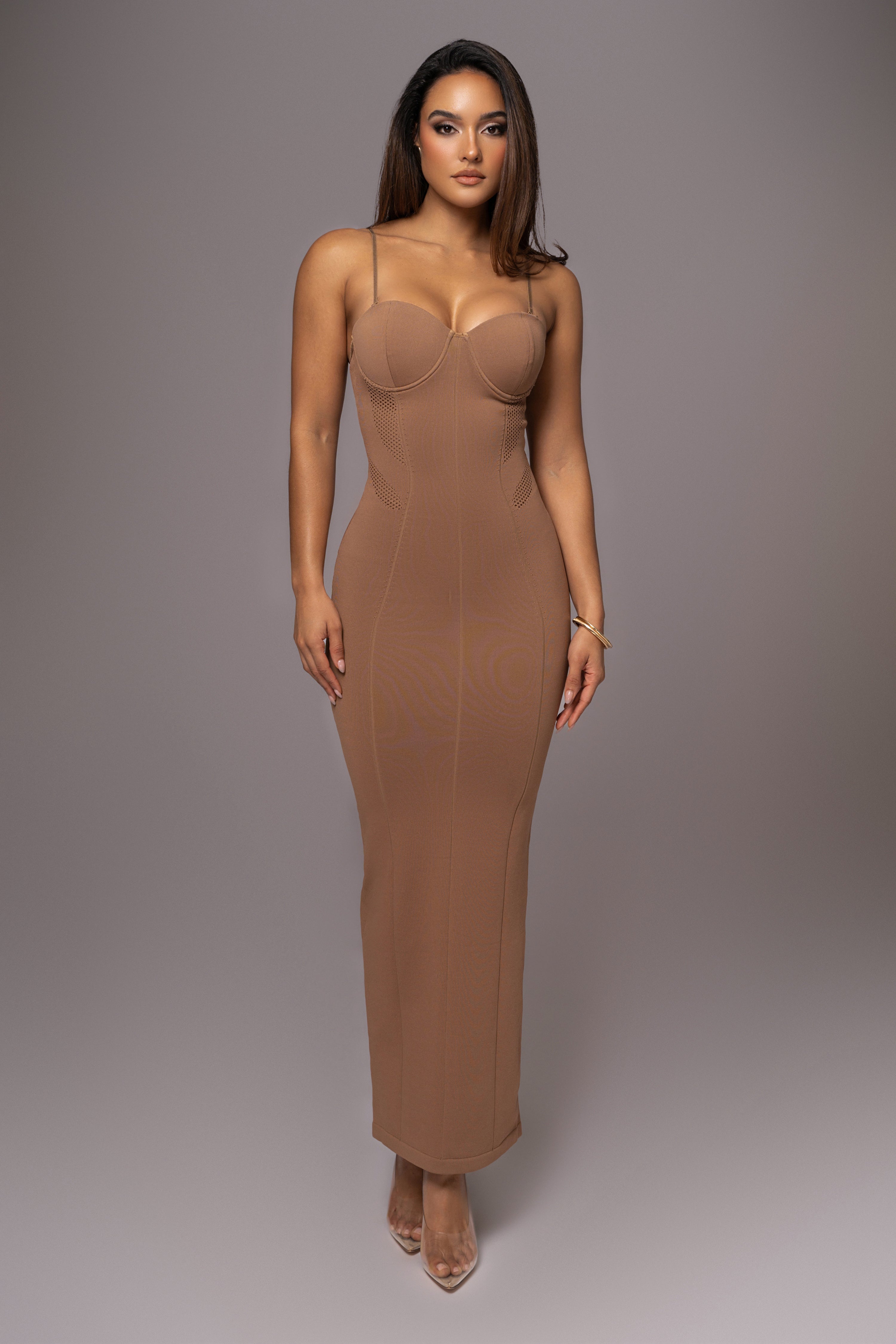 Pecan So Magnetic Maxi Dress - JLUXLABEL