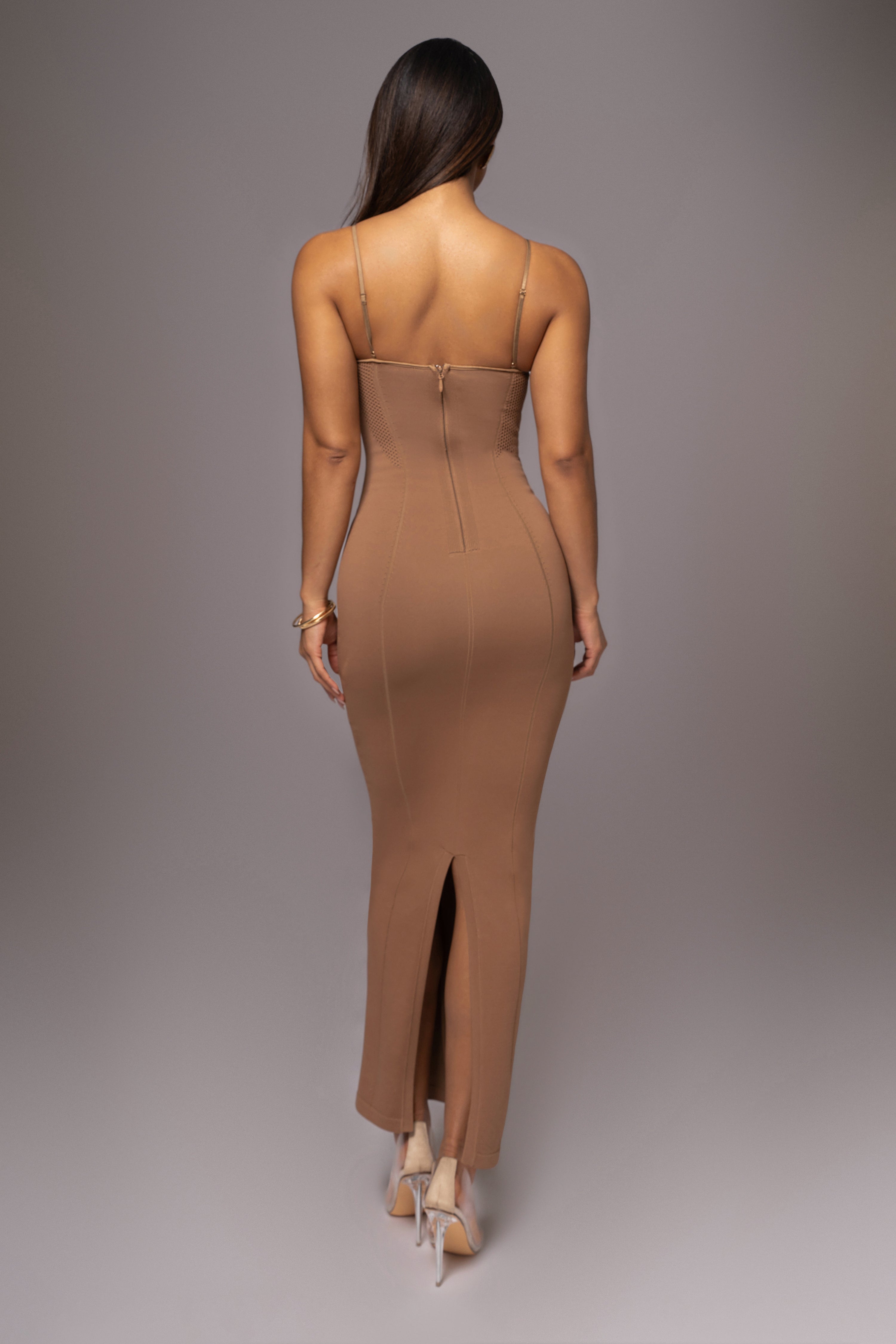Pecan So Magnetic Maxi Dress - JLUXLABEL