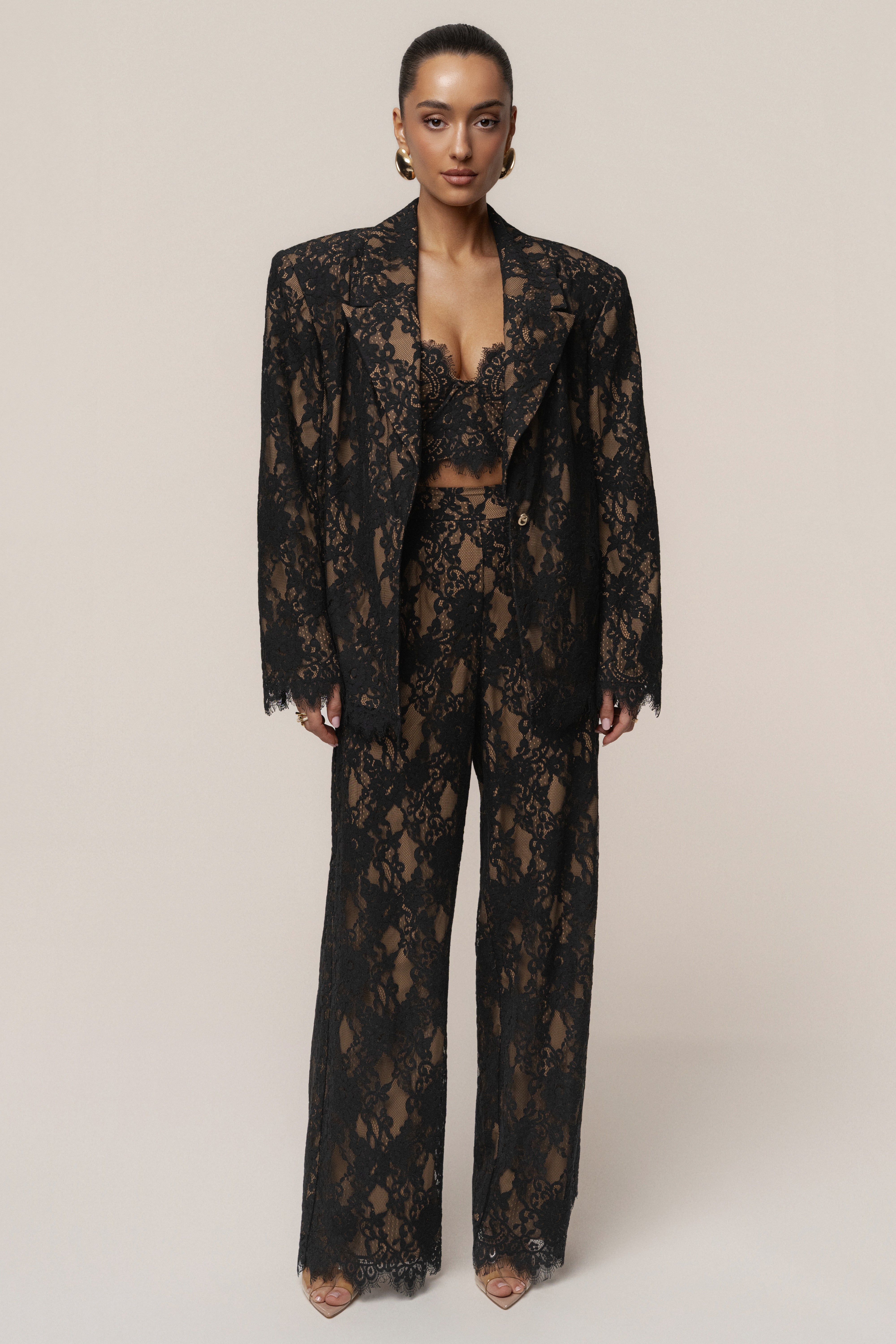 Black Forever Crush Lace Top