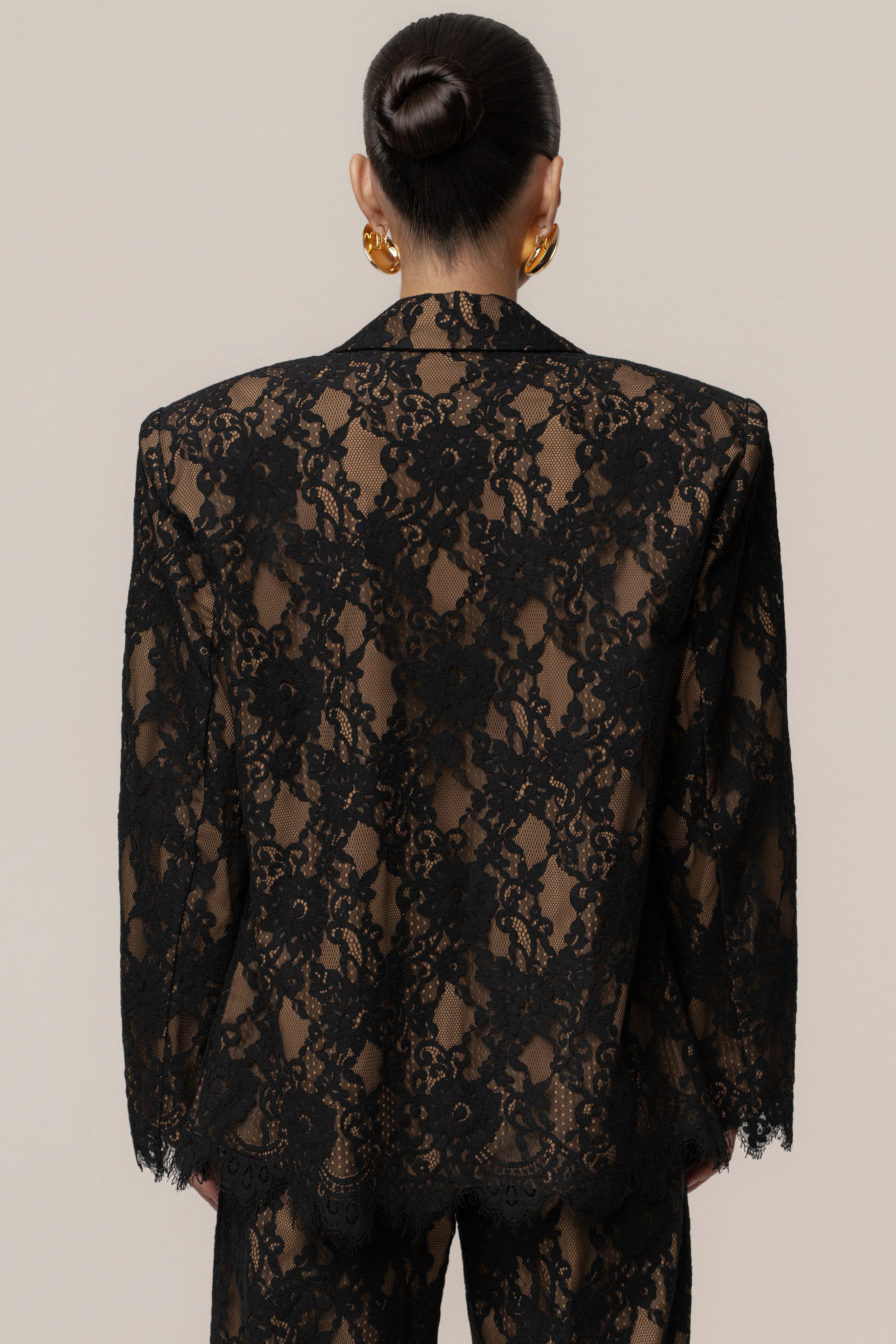 PRE-ORDER Black Lace And Desire Blazer
