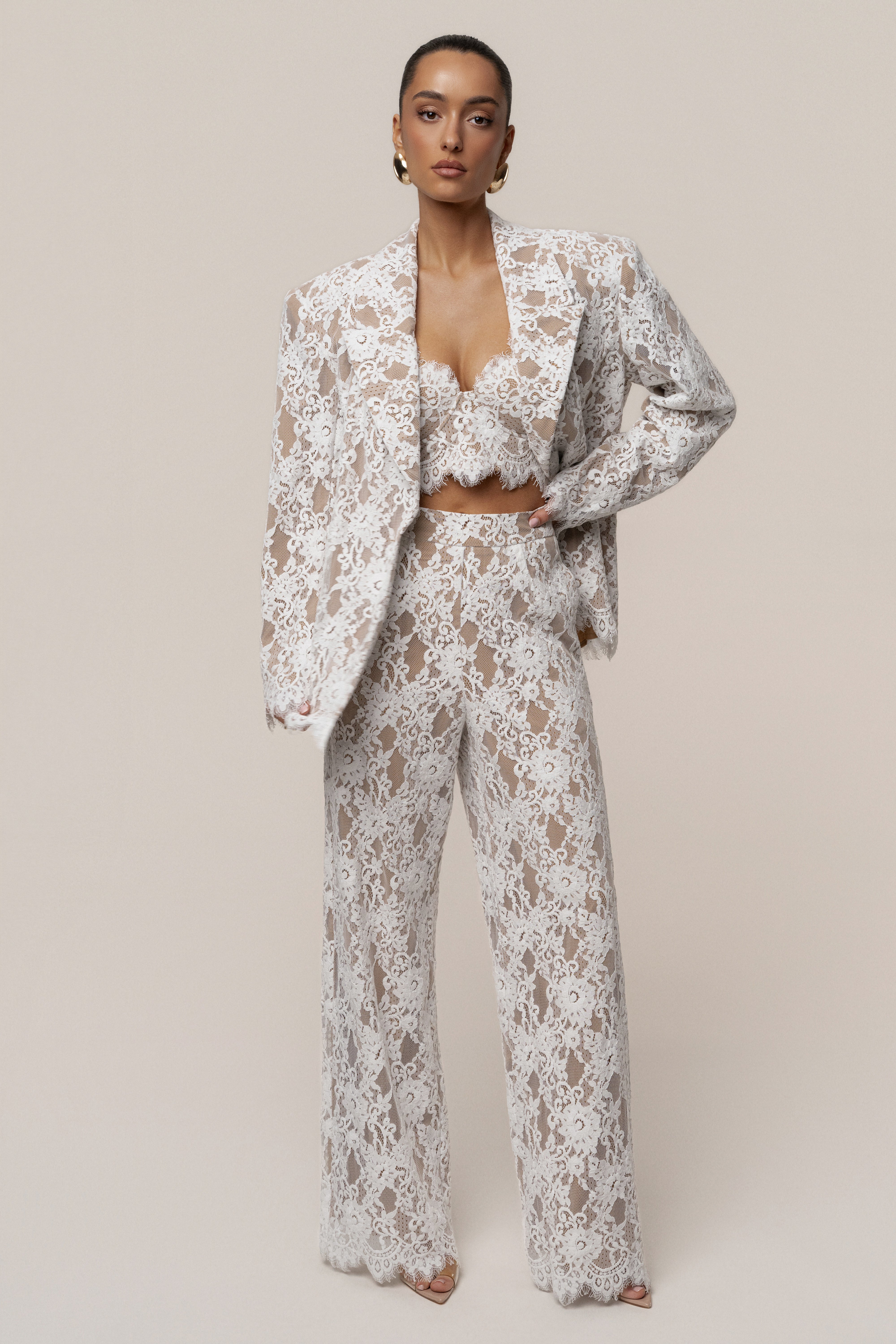 White Forever Crush Lace Top