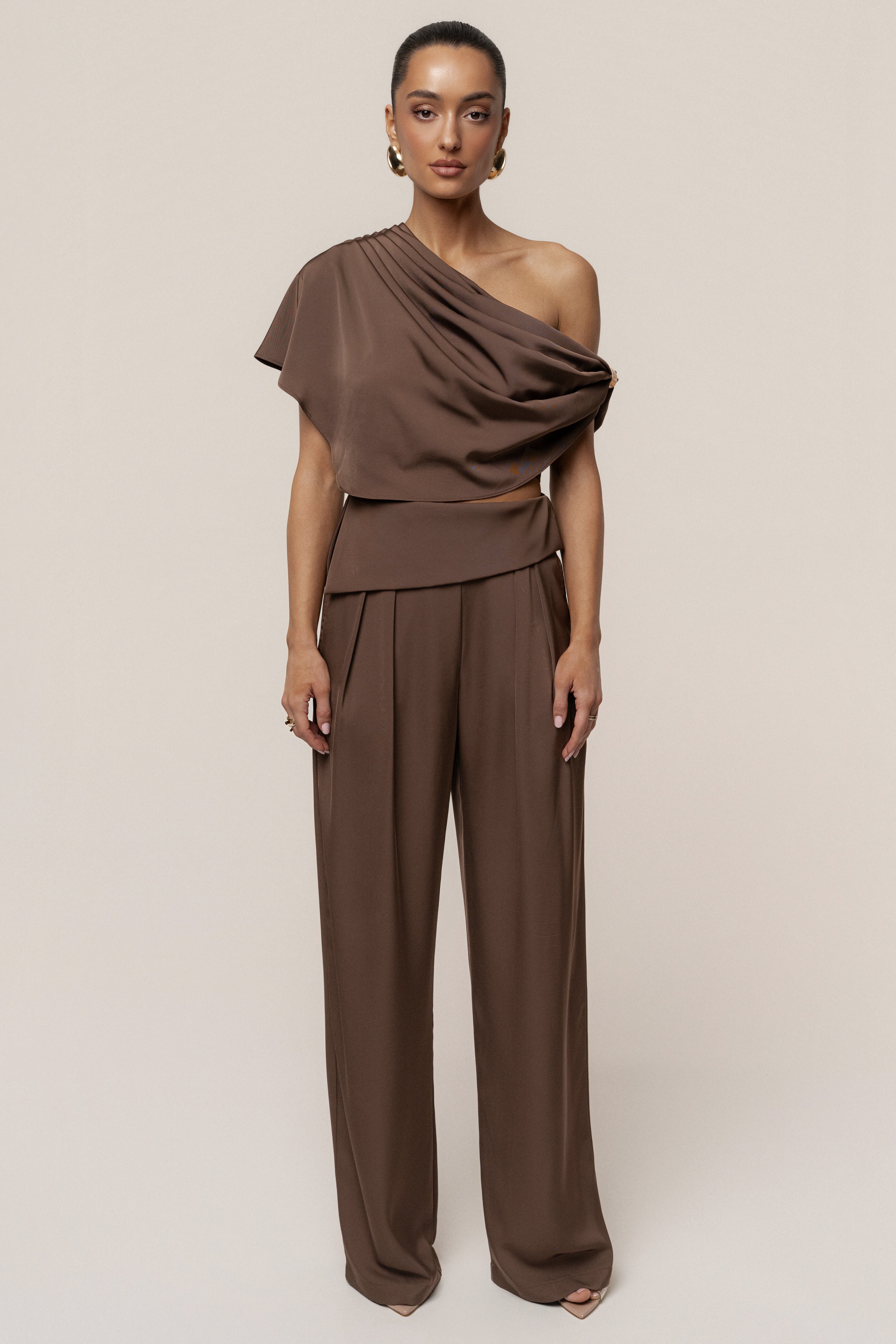 Chocolate Executive Trousers - JLUXLABEL