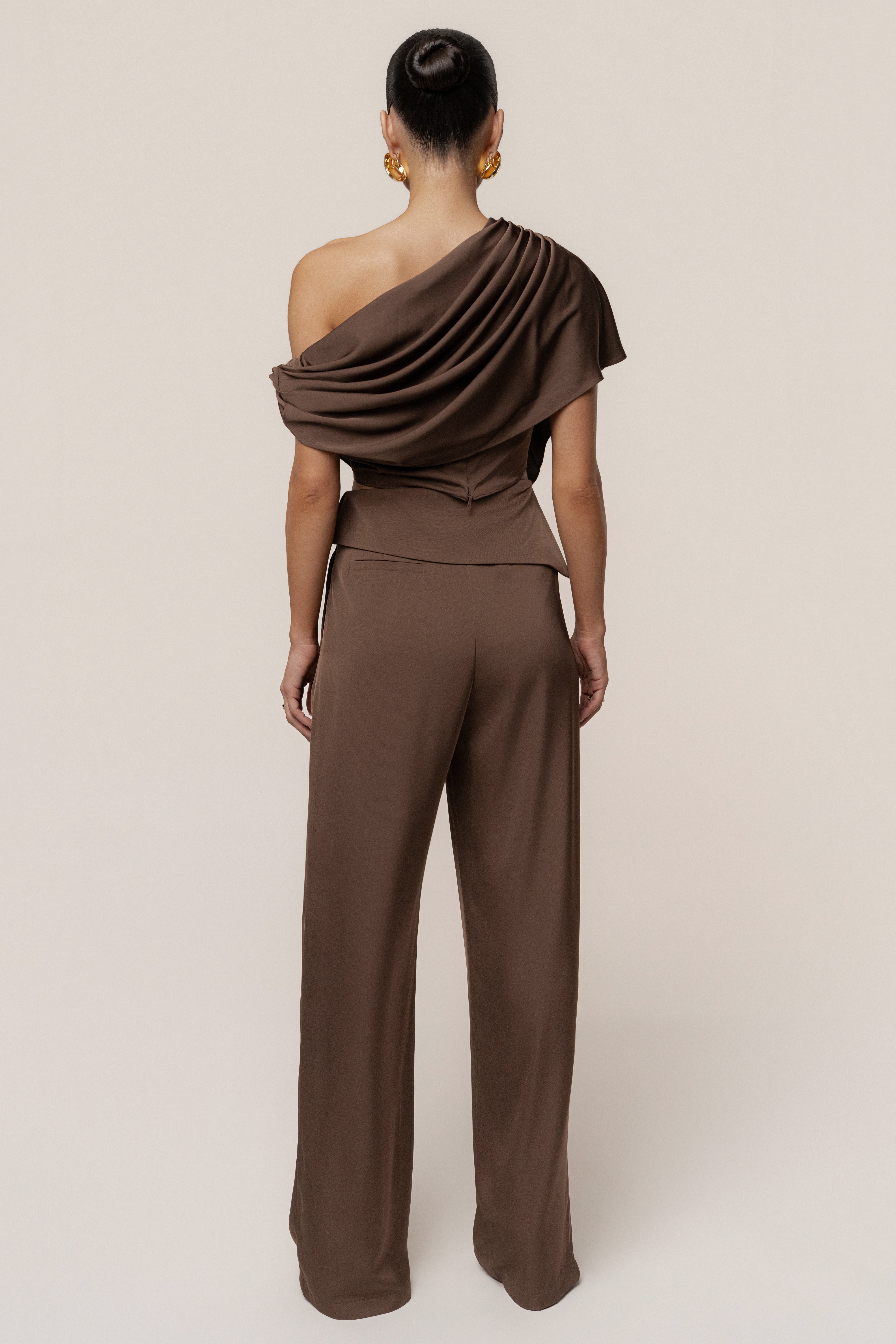 Chocolate Executive Trousers - JLUXLABEL