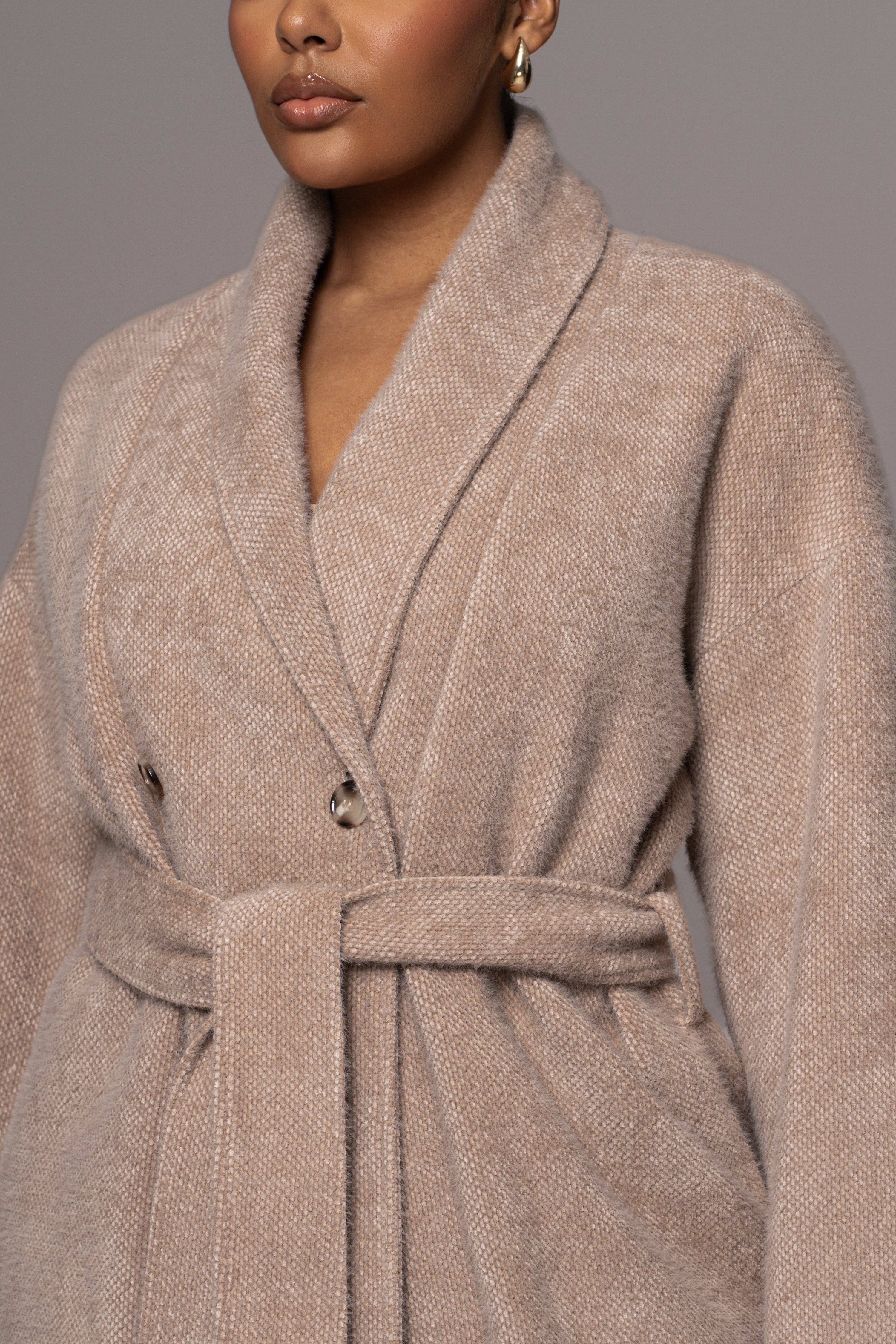 Beige Jonah Coat - JLUXLABEL