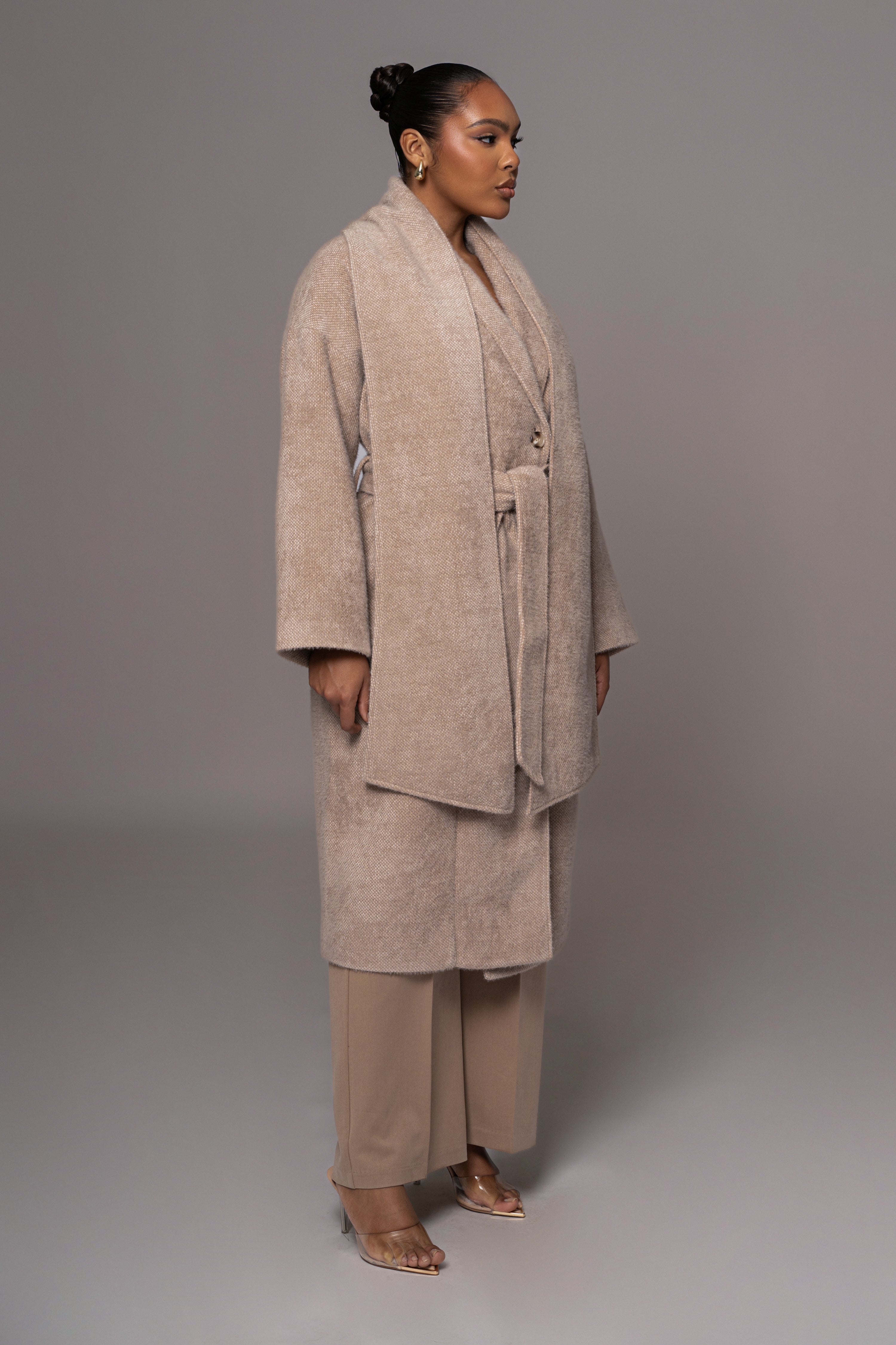Beige Jonah Coat - JLUXLABEL