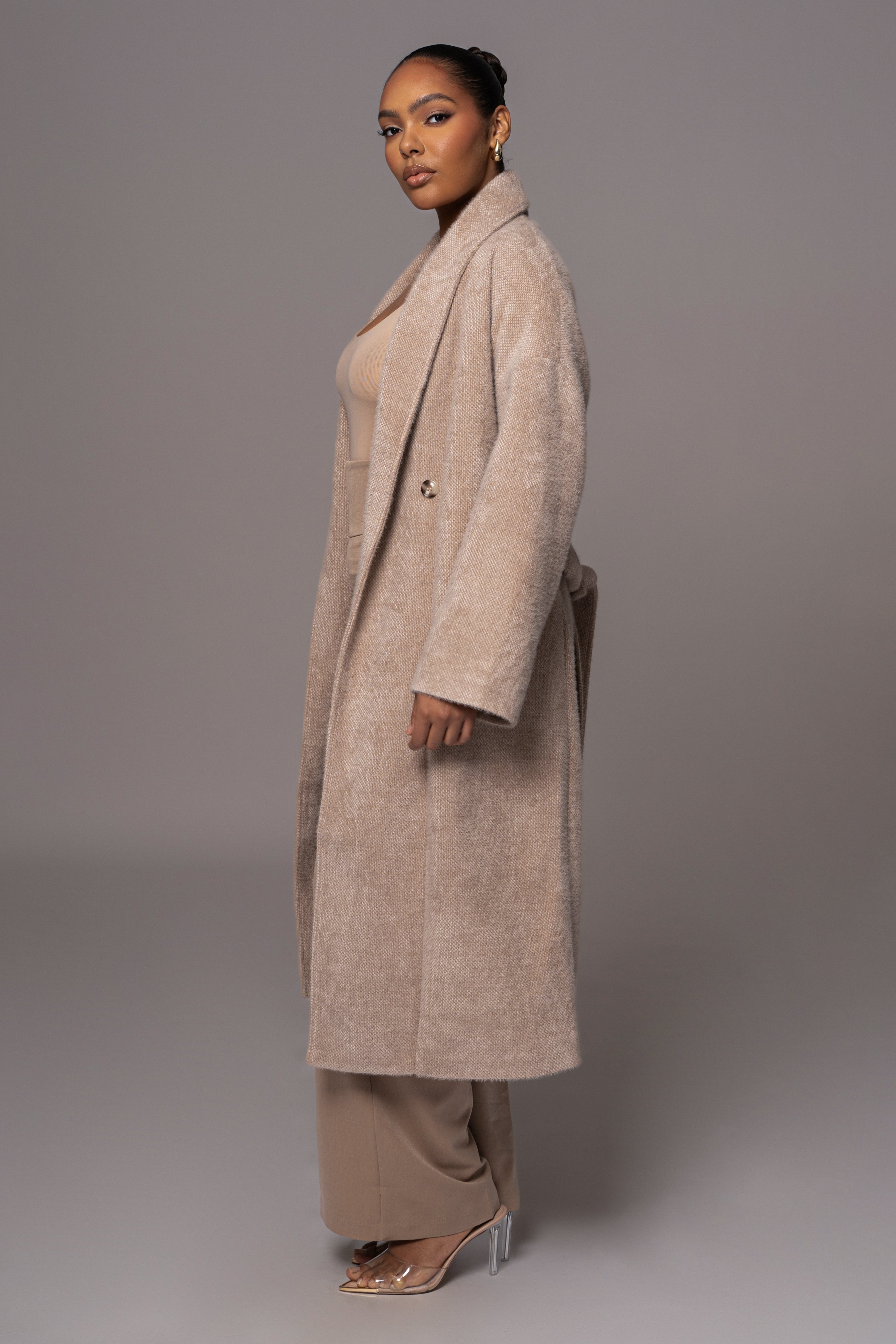 Beige Jonah Coat - JLUXLABEL