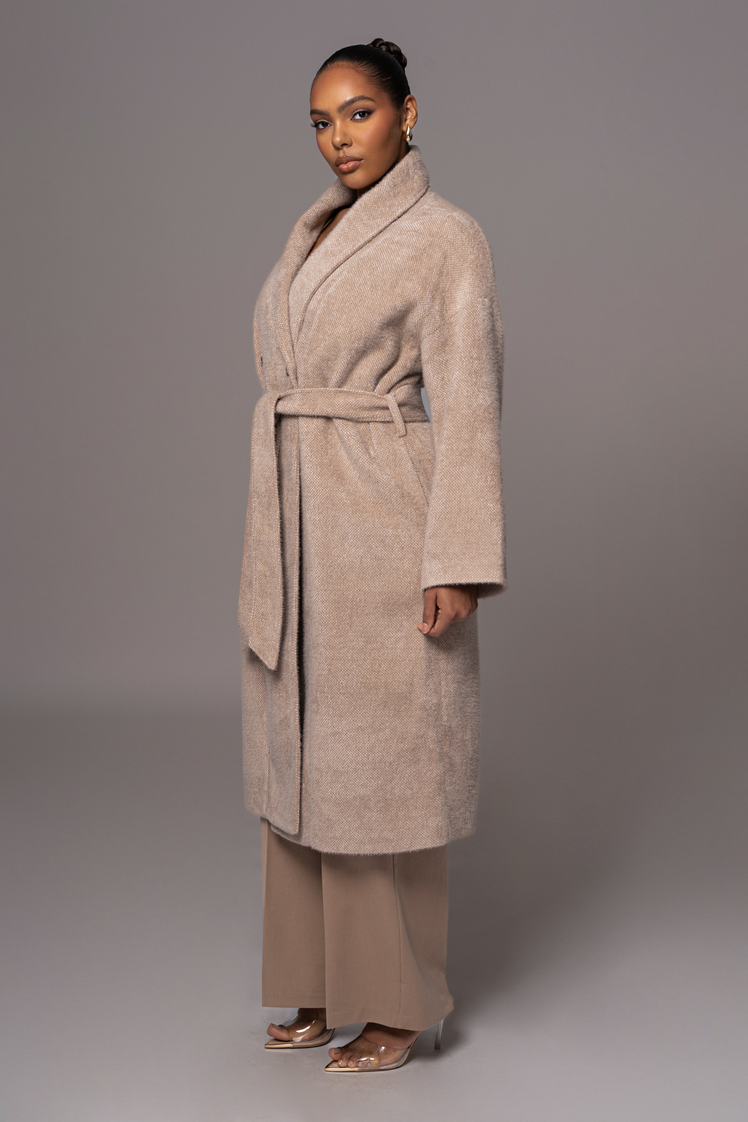 Beige Jonah Coat - JLUXLABEL