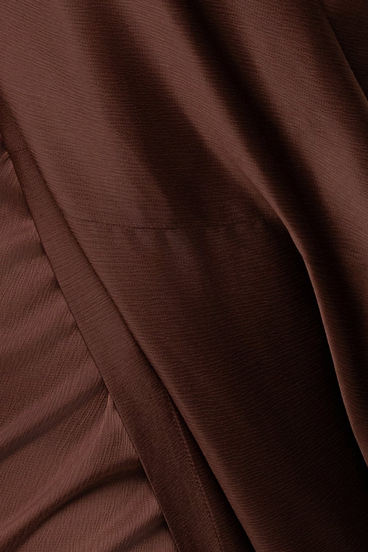 Brown Dolce Drape Dress - JLUXLABEL