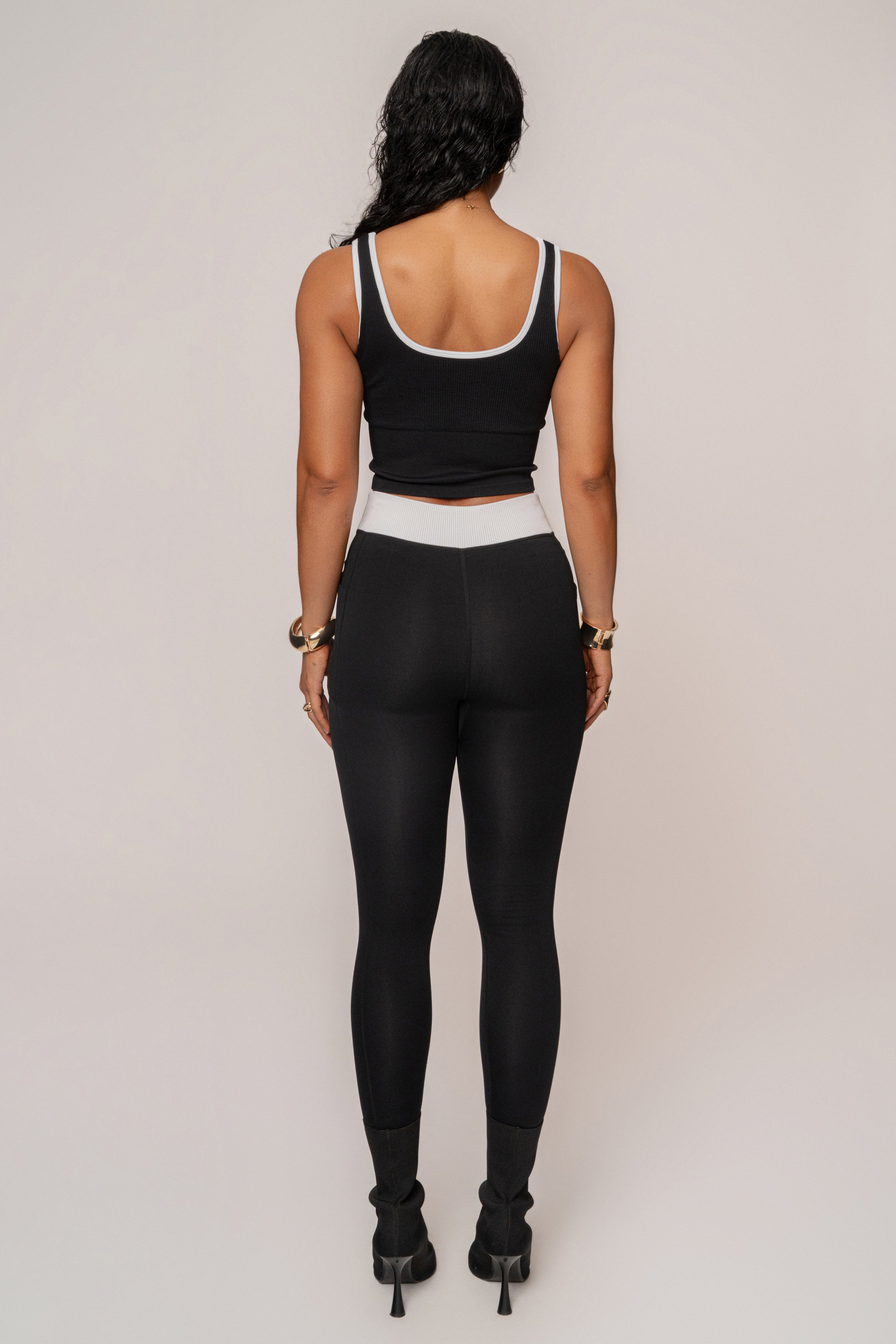 Black/White Limitless Performance Top - JLUXLABEL