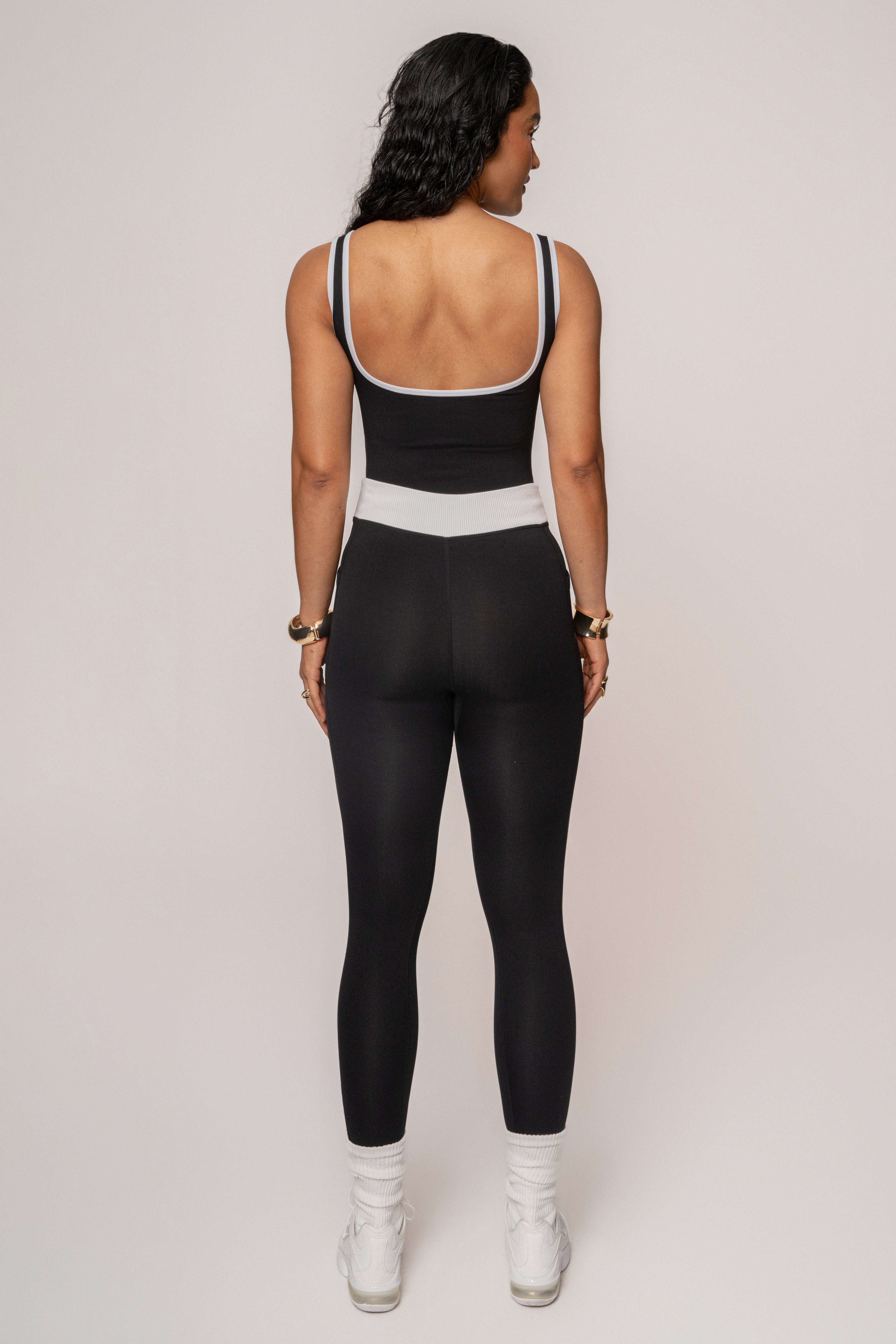 Black/White Revive Bodysuit - JLUXLABEL