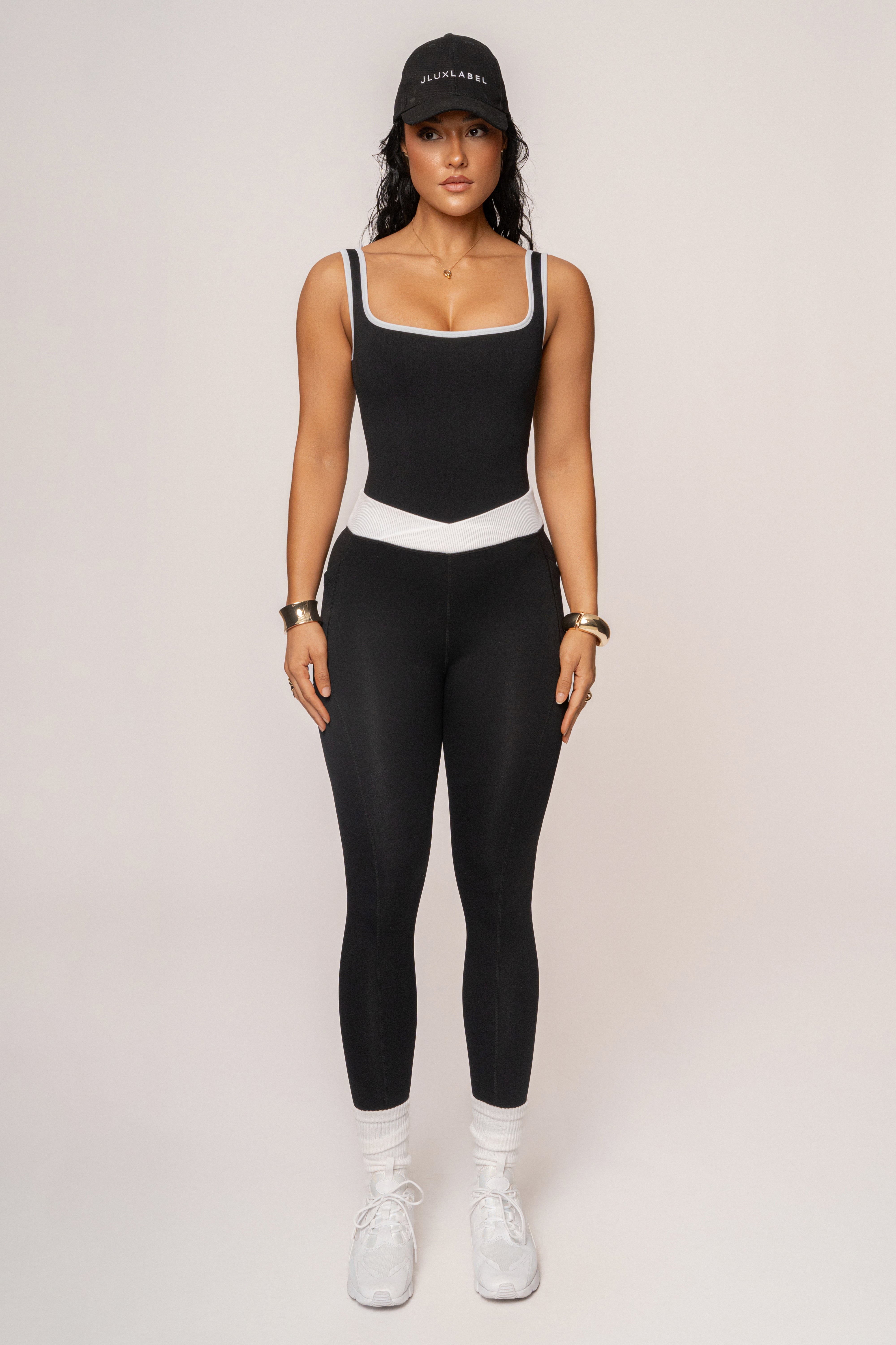 Black/White Revive Bodysuit - JLUXLABEL