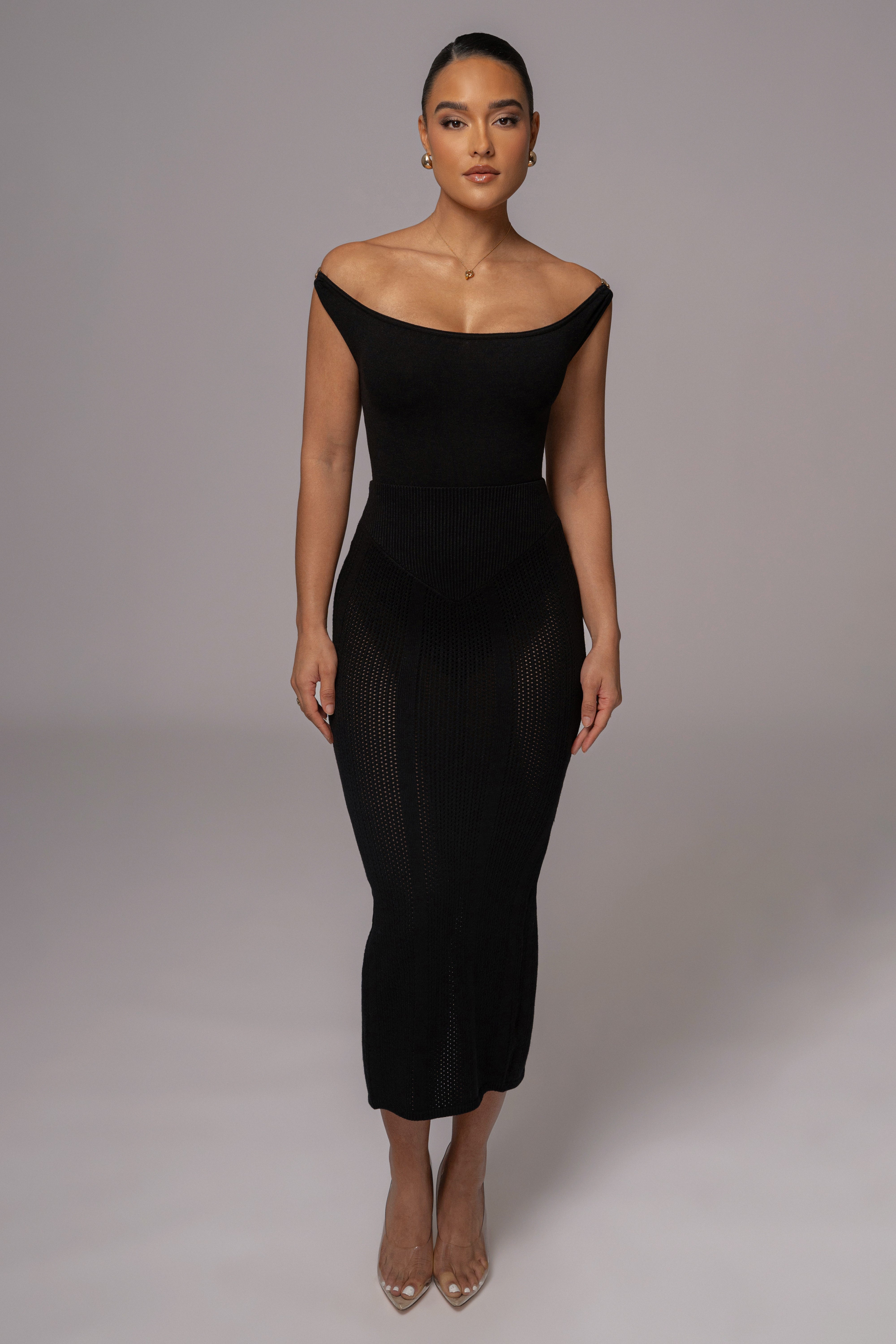 Black Off The Shoulder Bodysuit - JLUXLABEL