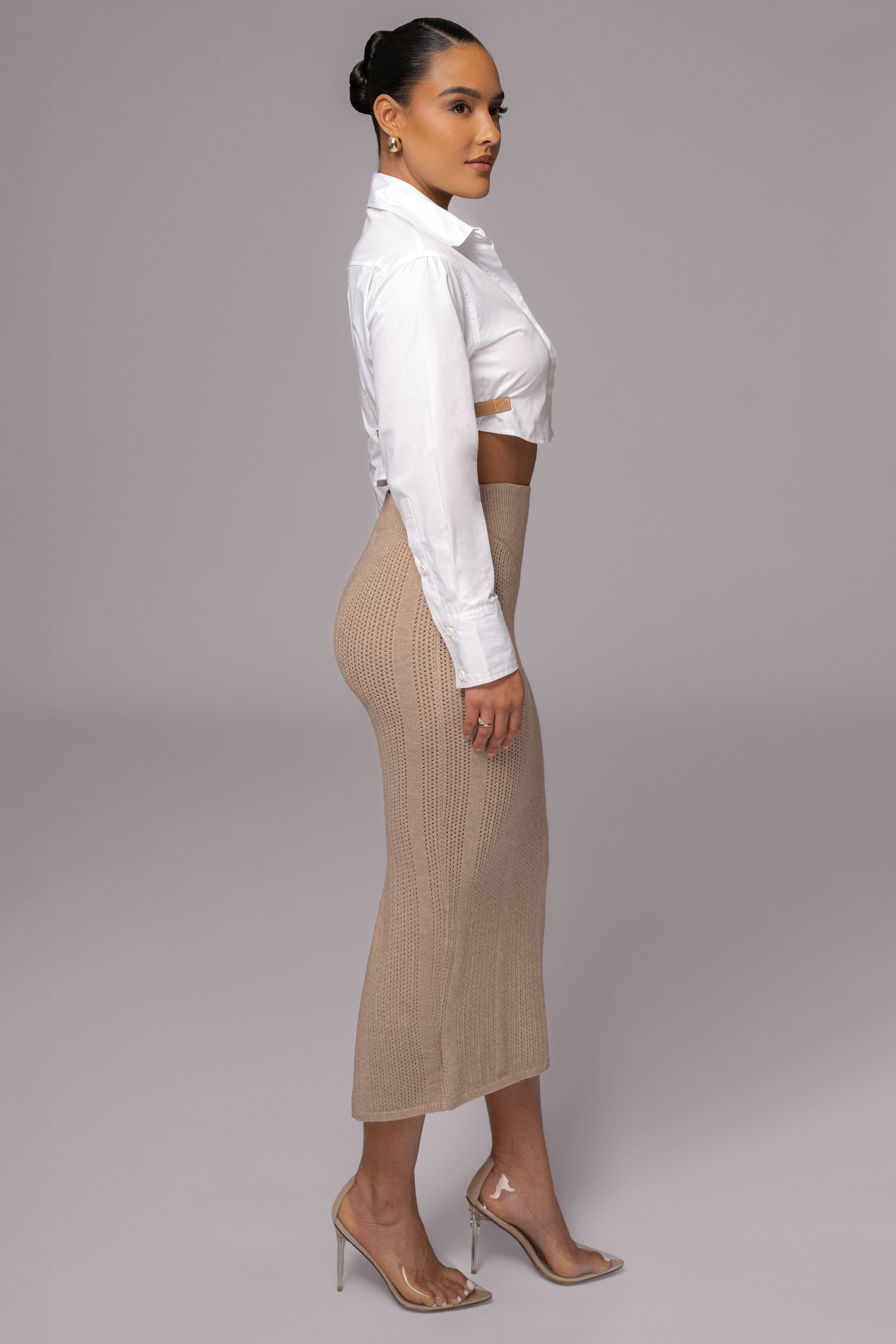 Ivory Close To You Collared Top - JLUXLABEL