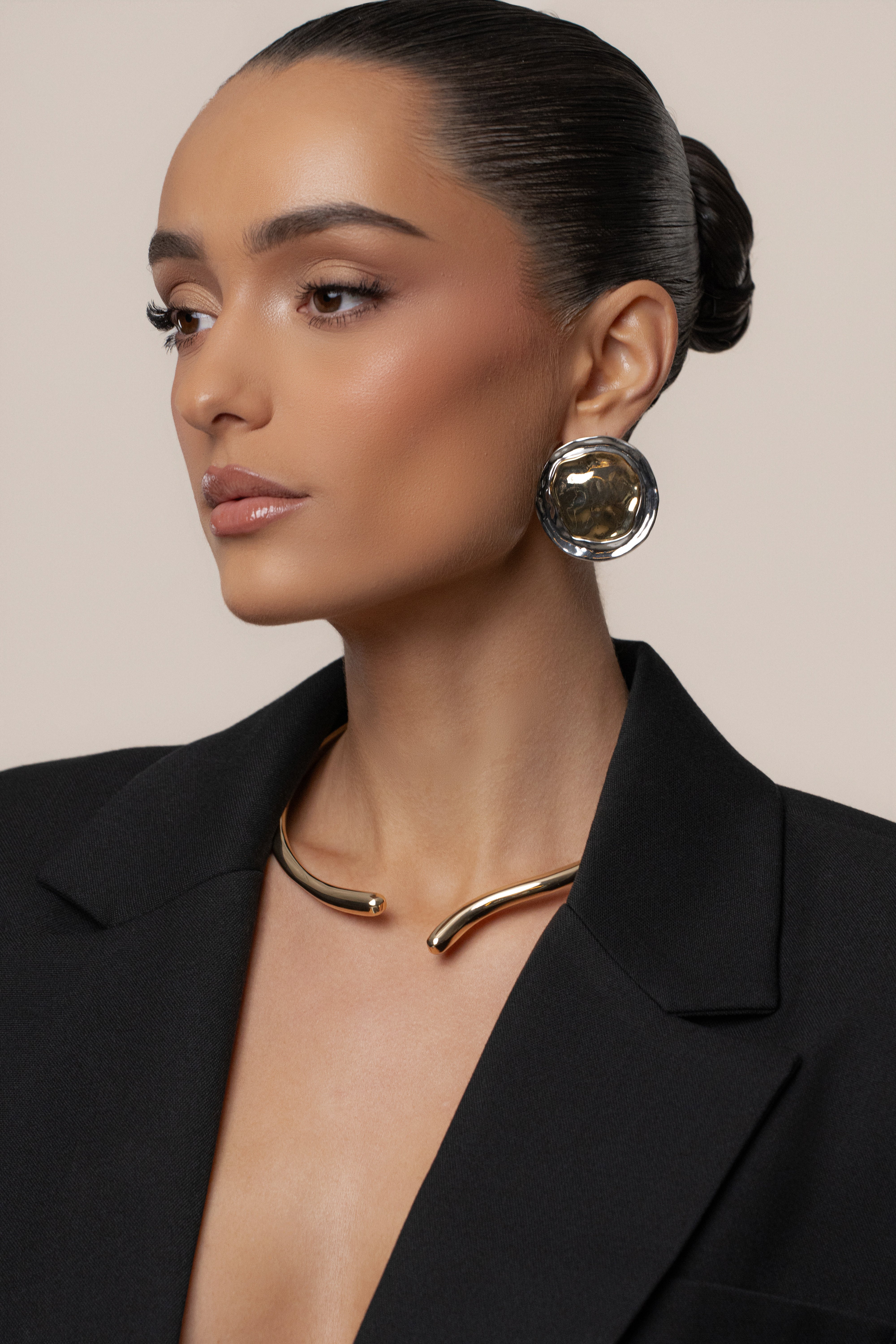 Gold Jules Earrings - JLUXLABEL