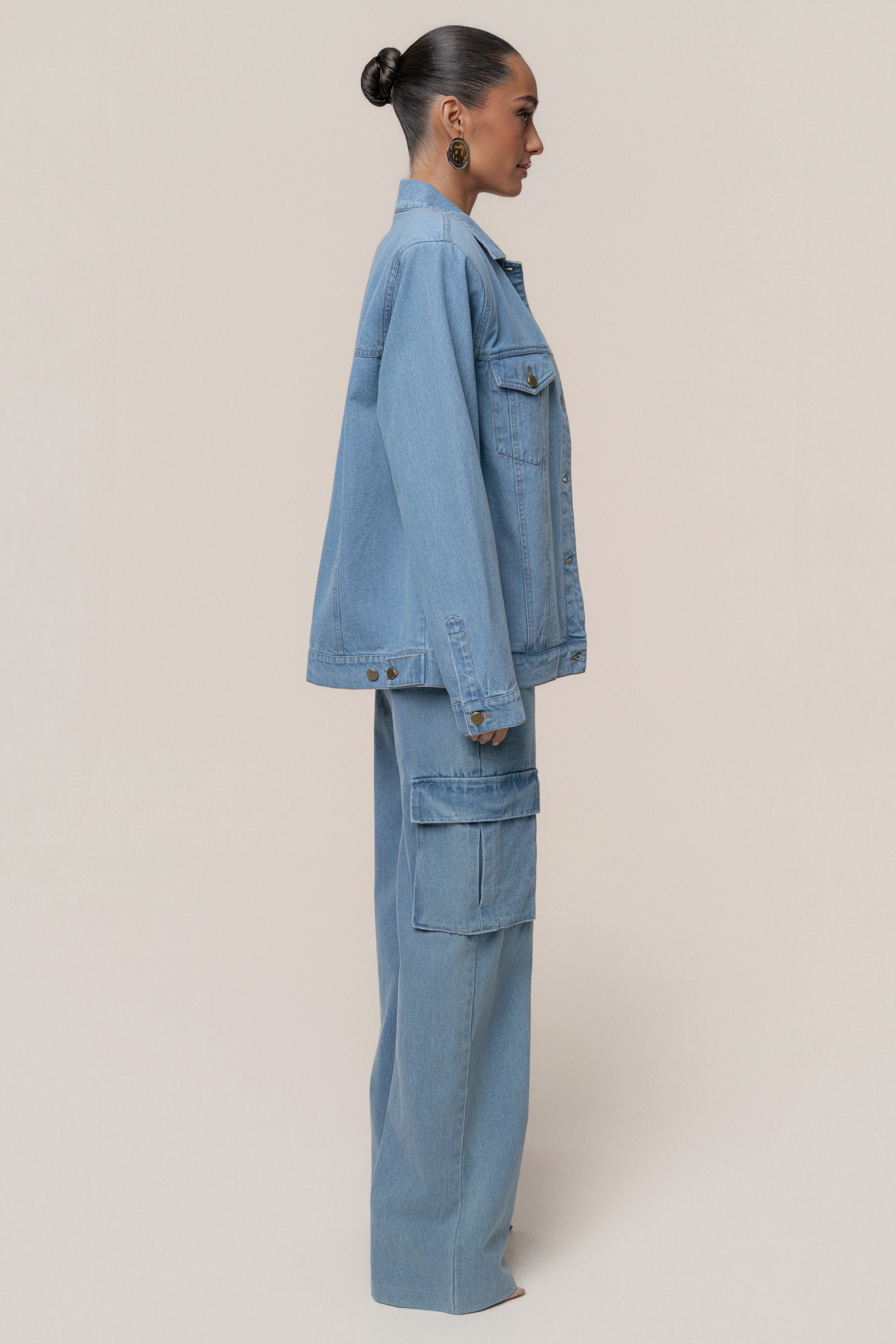 Medium Wash Next Phase Denim Jacket - JLUXLABEL