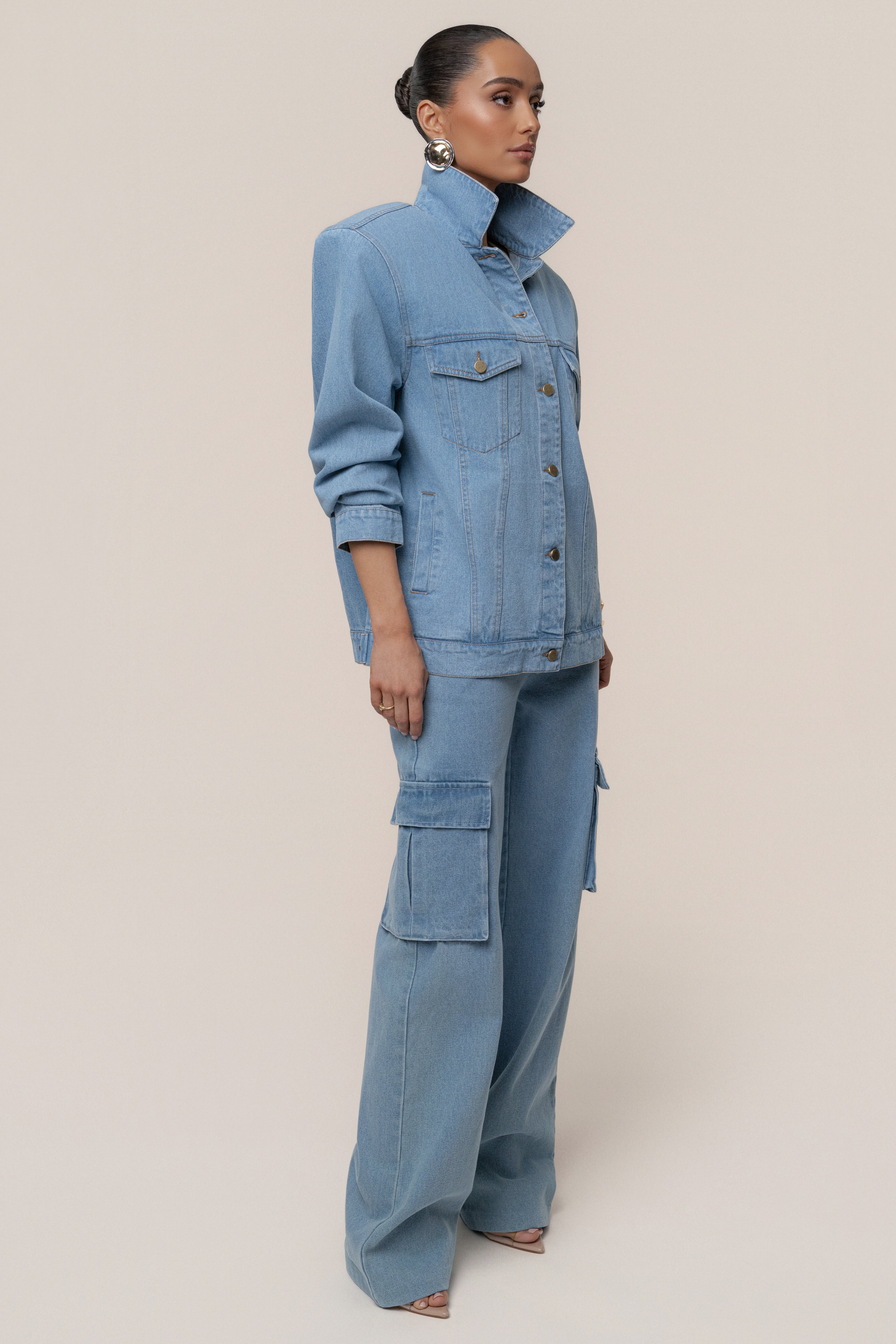 Medium Wash Next Phase Denim Jacket - JLUXLABEL