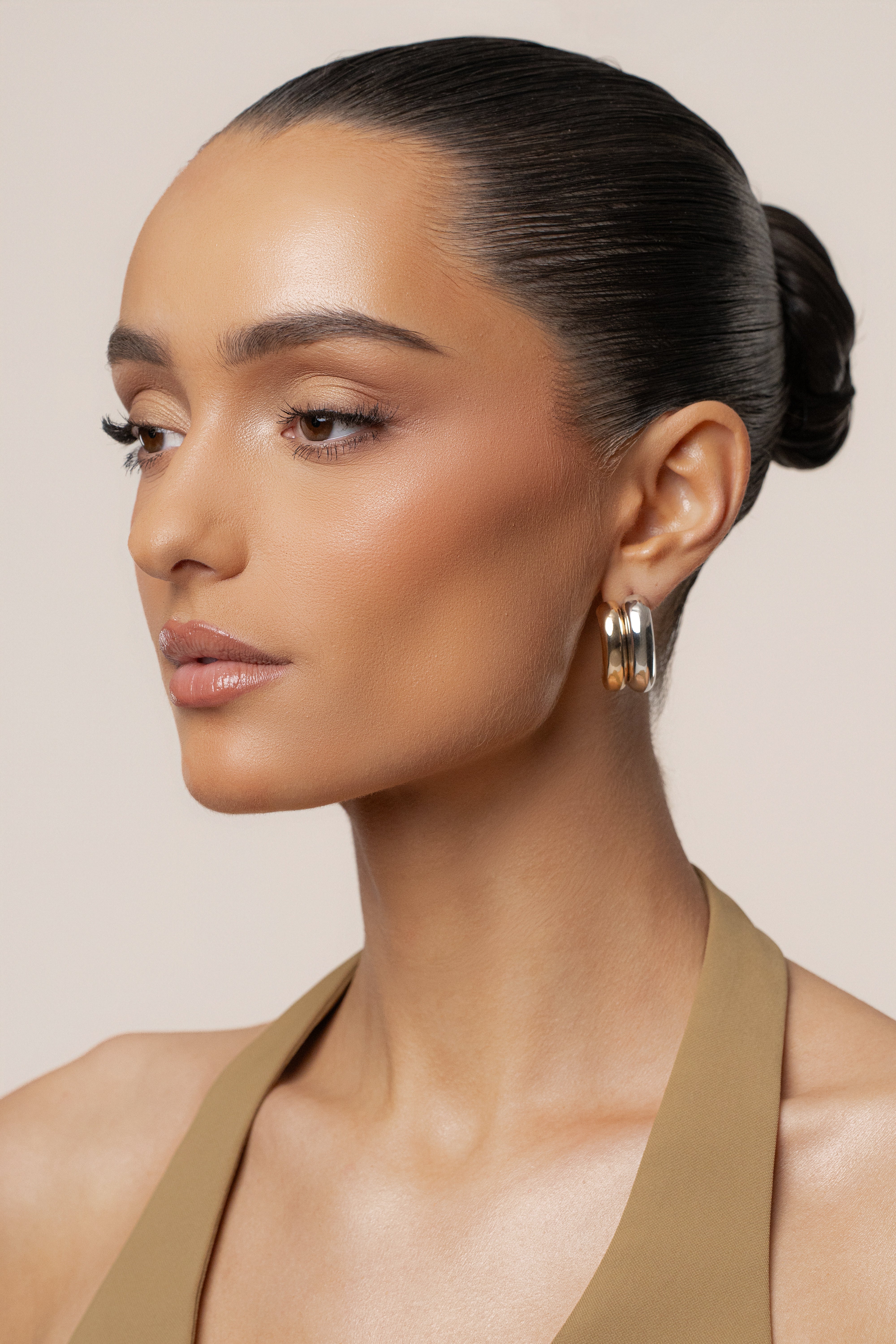 Gold/Silver Maris Mixed Earrings - JLUXLABEL